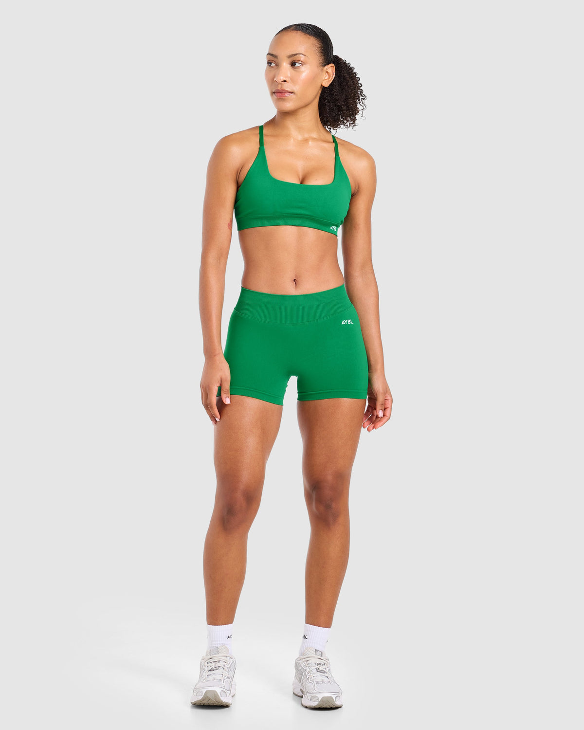 Enhance Seamless Sports Bra - Racing Vert