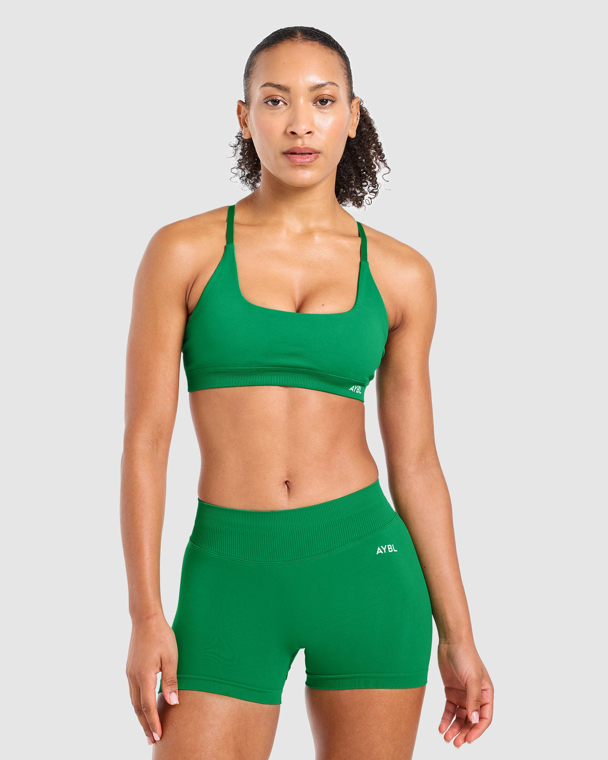 Enhance Seamless Sports Bra - Racing Vert
