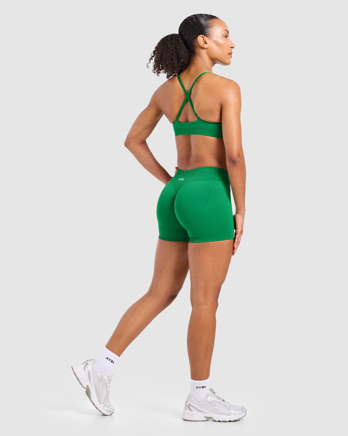 Enhance Seamless Sports Bra - Racing Vert