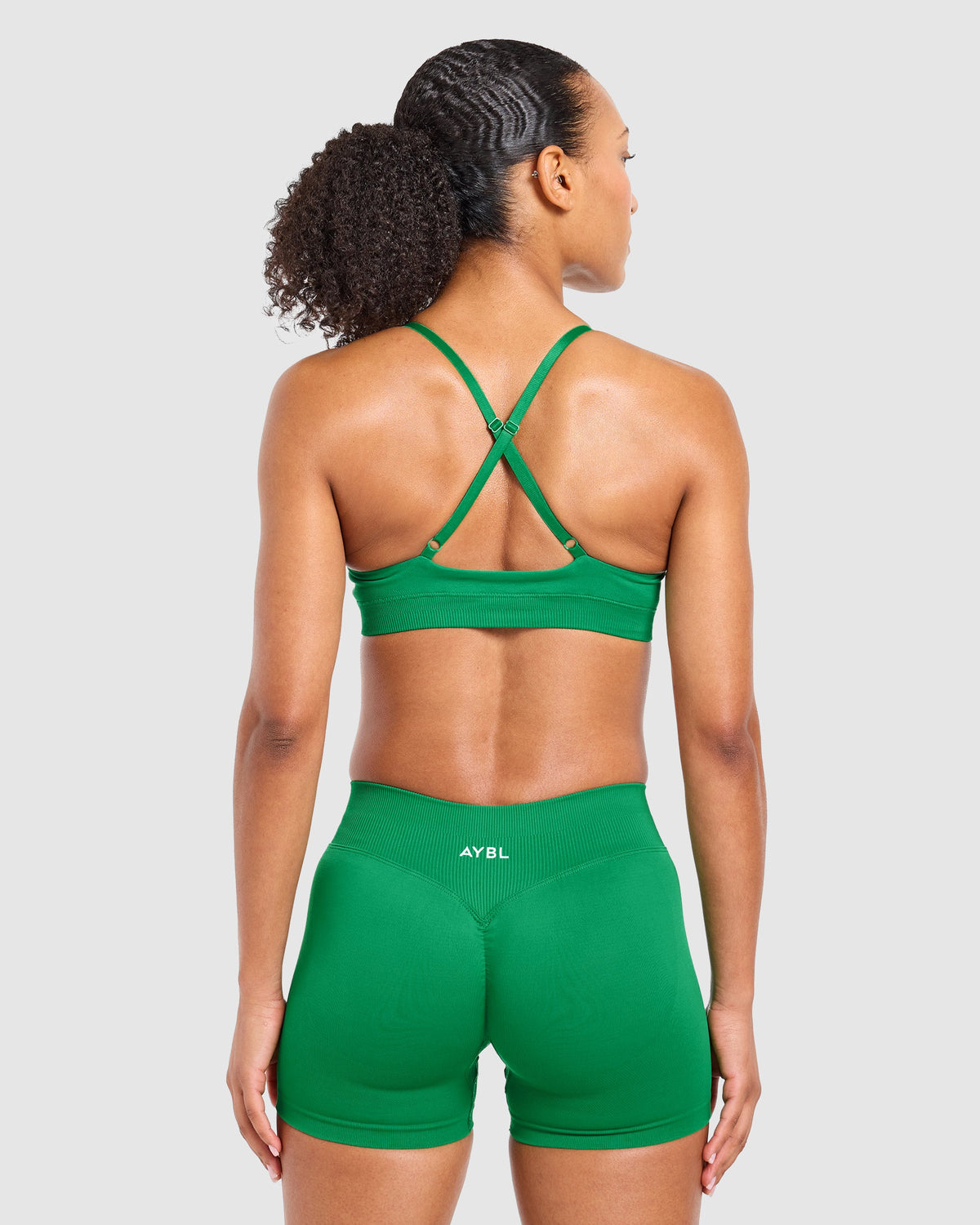 Enhance Seamless Sports Bra - Racing Vert