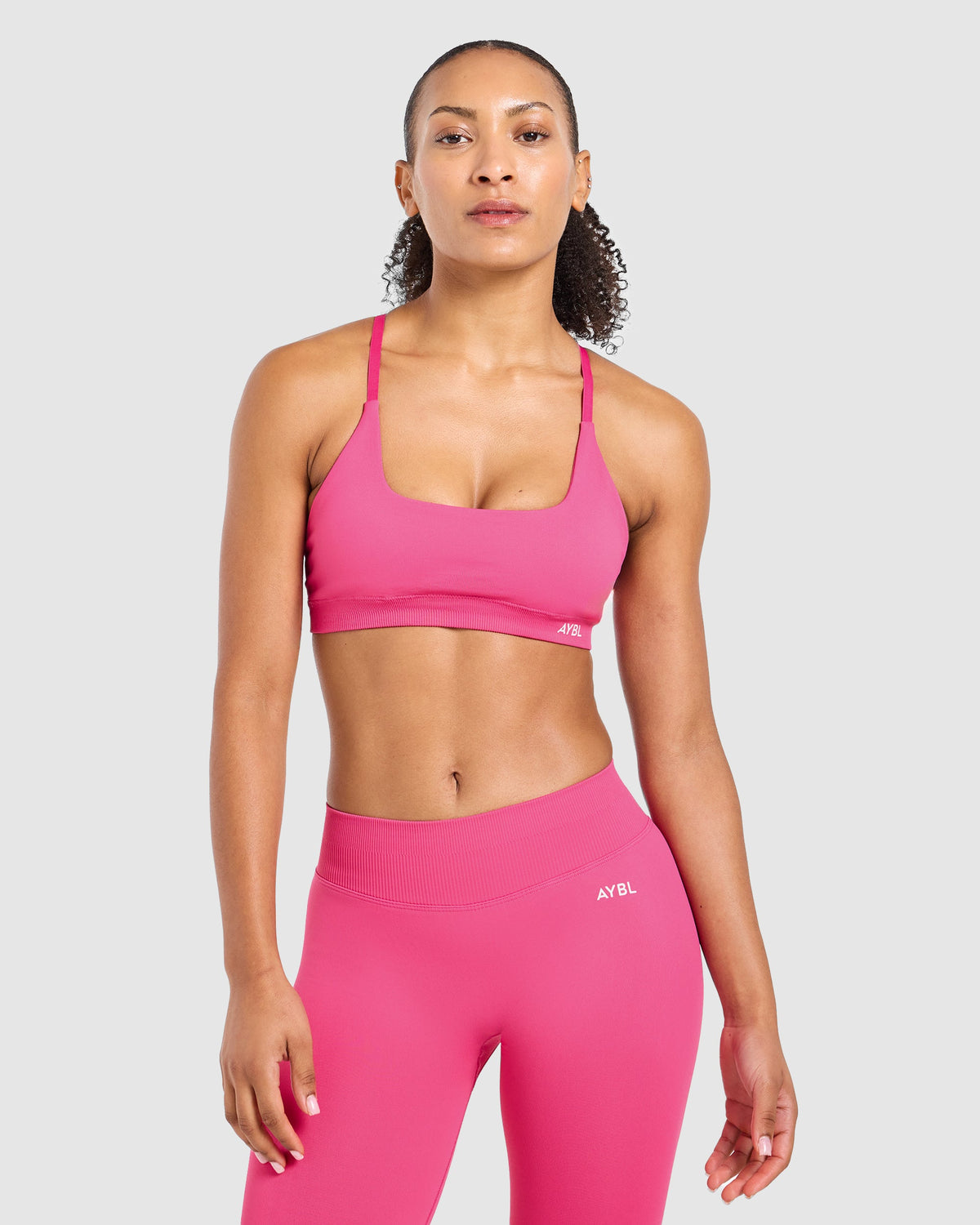 Enhance Seamless Sports Bra - Raspberry Rose