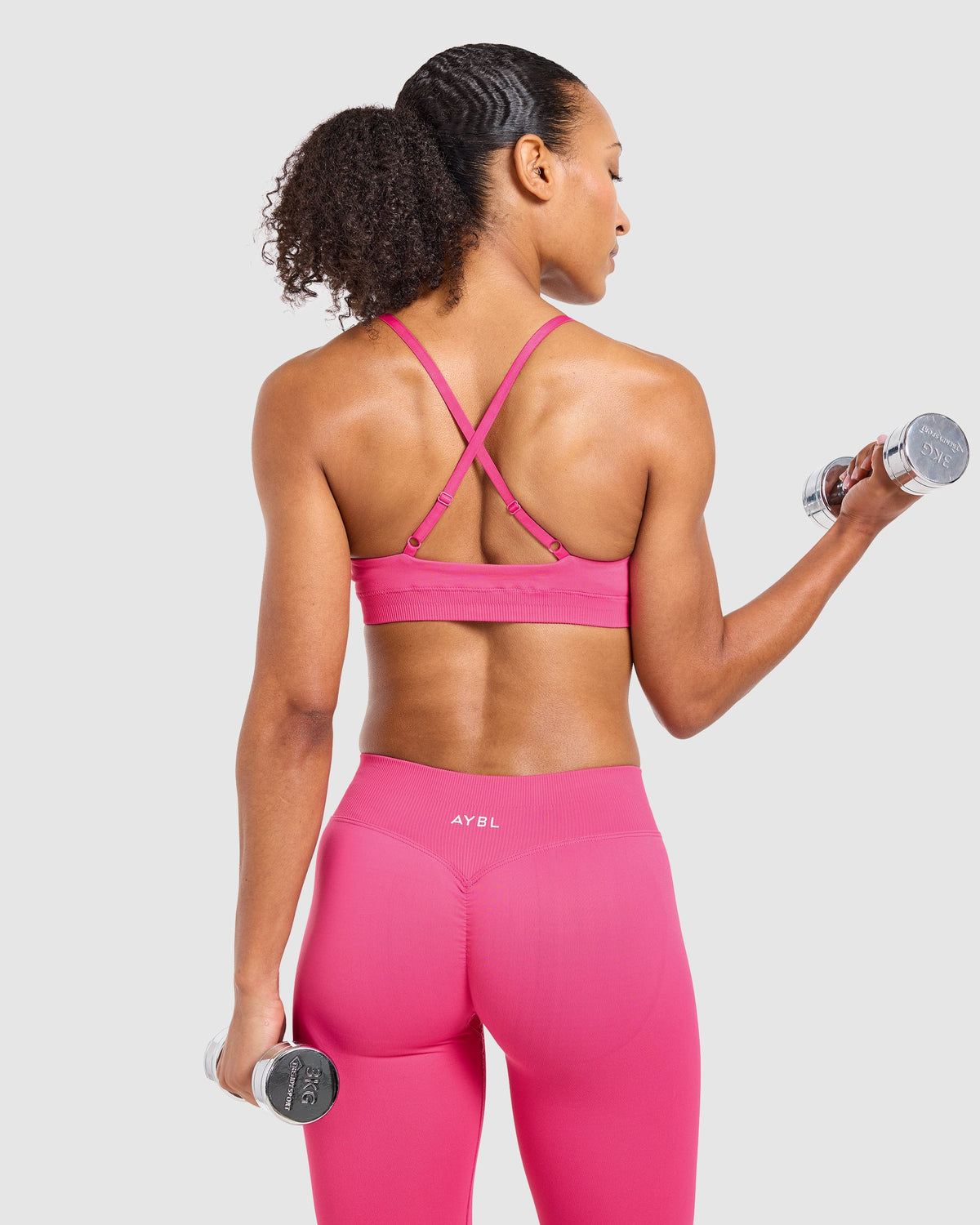 Enhance Seamless Sports Bra - Raspberry Rose