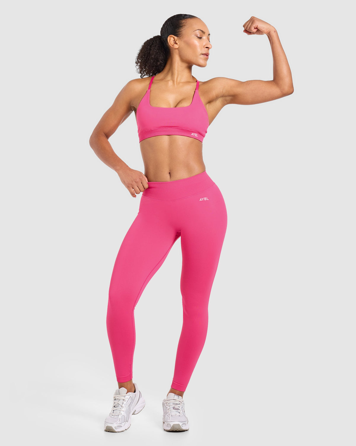 Enhance Seamless Leggings - Raspberry Rose
