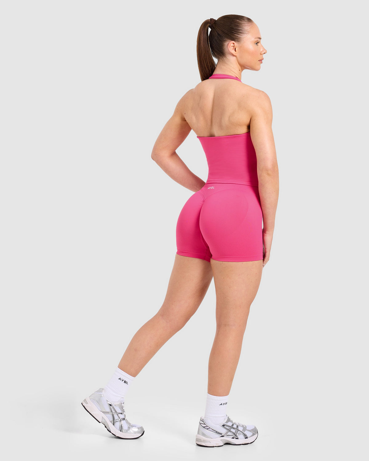 Enhance Seamless Shorts | 3.5" - Raspberry Rose