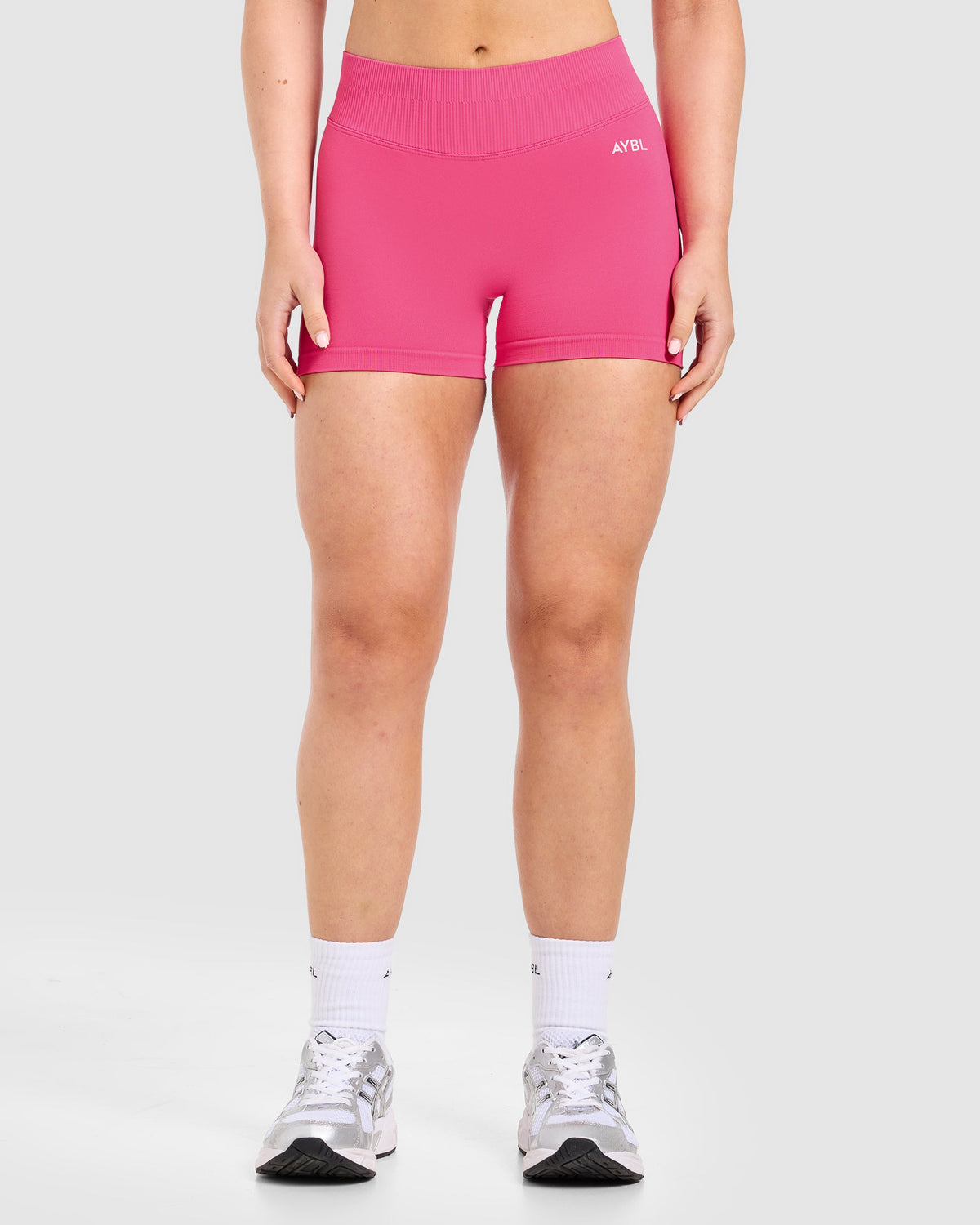 Enhance Seamless Shorts | 3.5" - Raspberry Rose