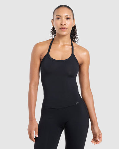 Ease Halterneck Top - Noir