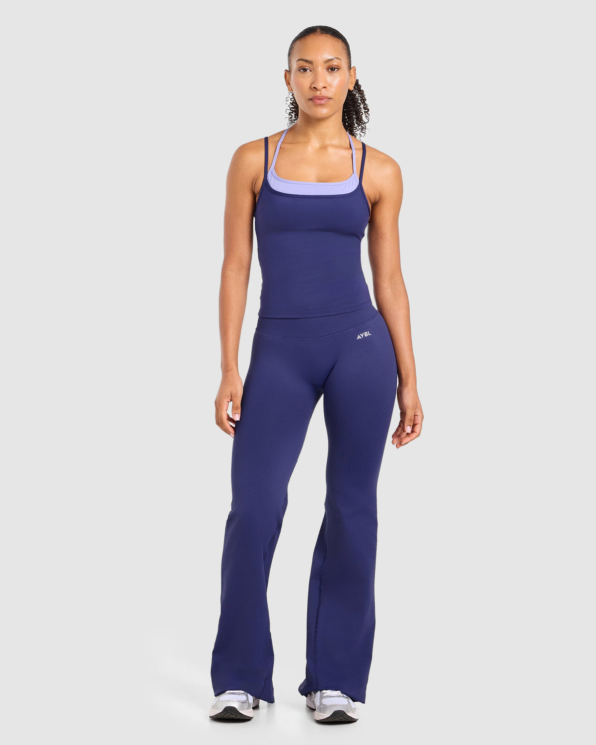 Double Layered Tank Top - Storm Bleu