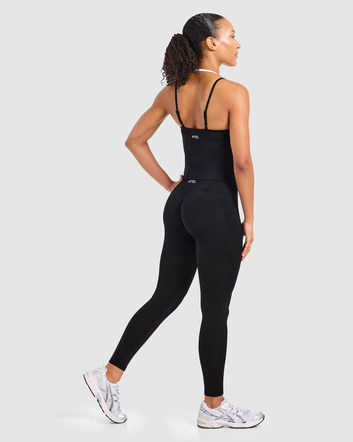 Double Layered Tank Top - Noir/Blanc