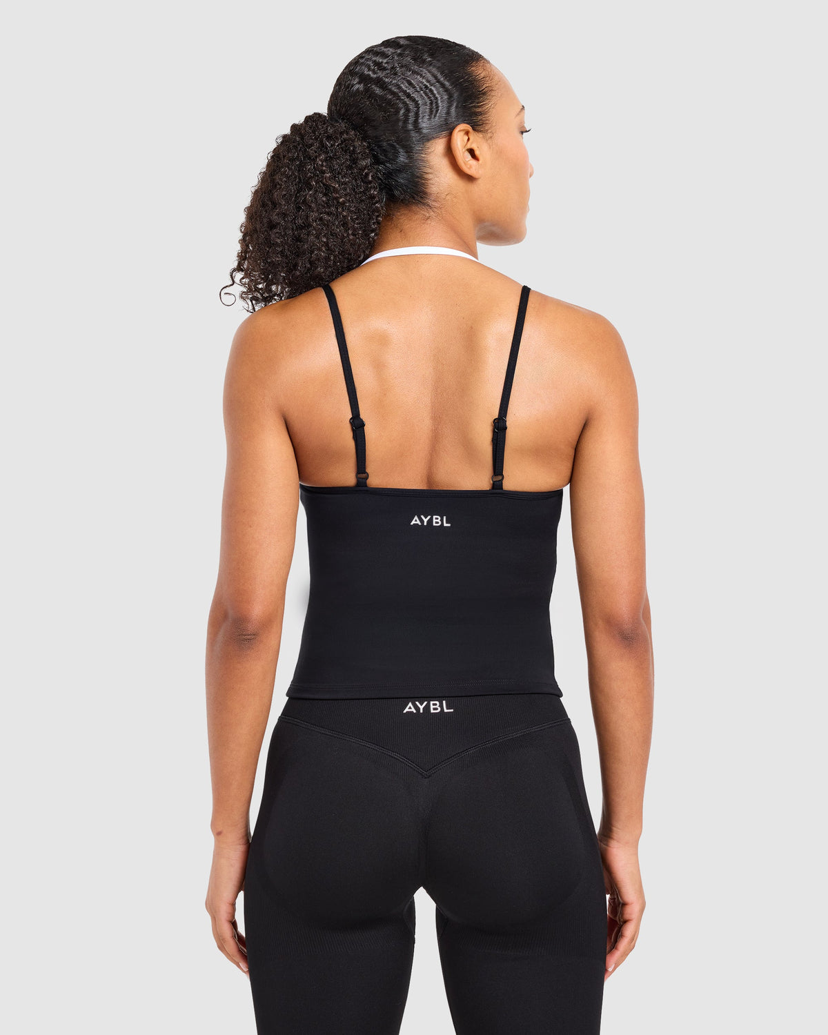 Double Layered Tank Top - Noir/Blanc