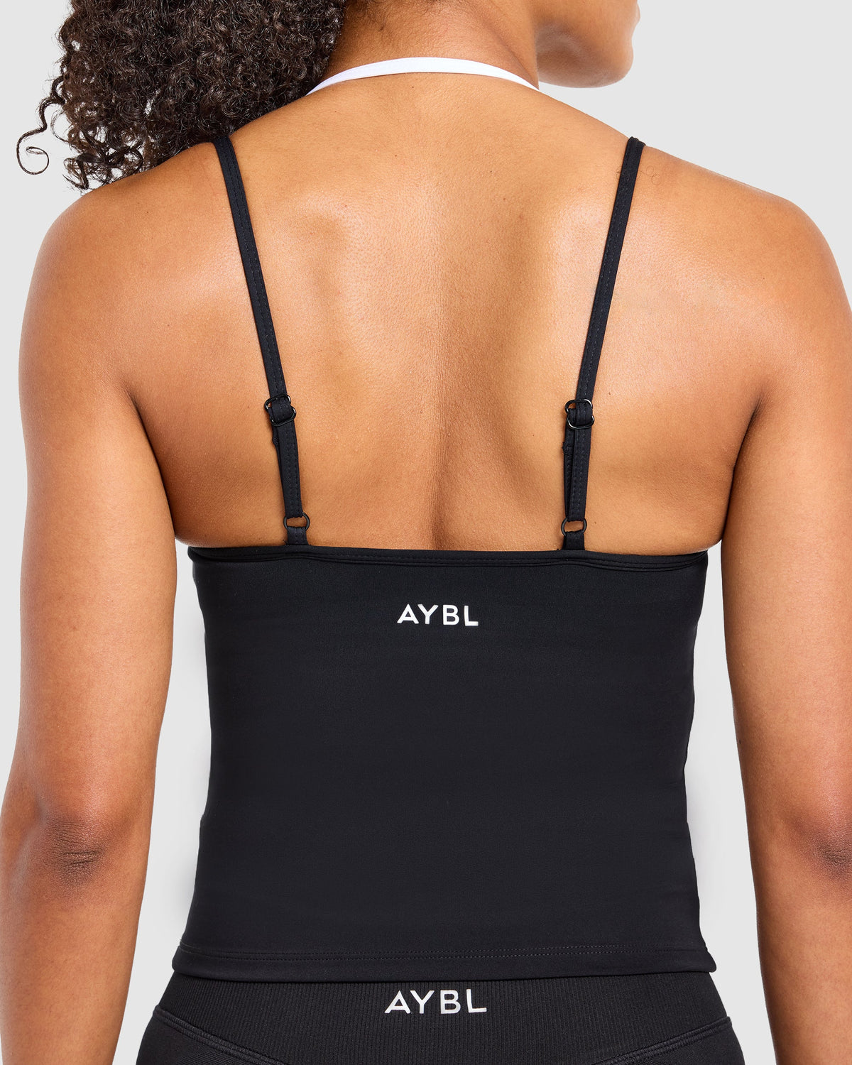 Double Layered Tank Top - Noir/Blanc