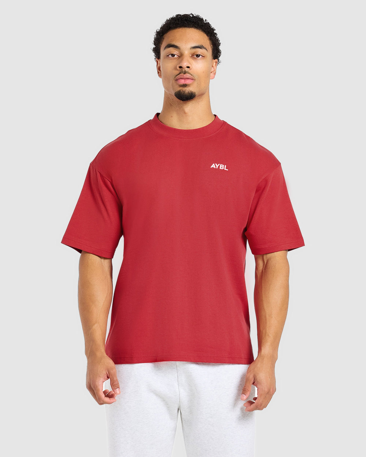 Essential Oversized T Shirt - Rouge