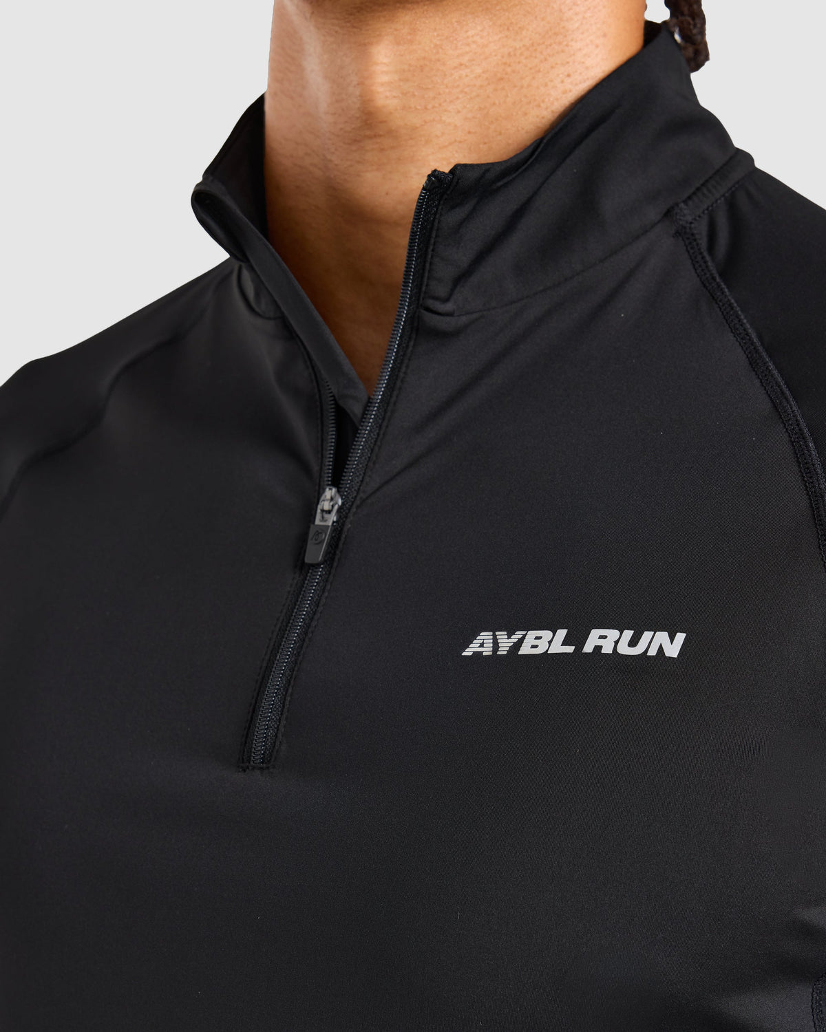 Run 1/4 Zip Pullover - Noir