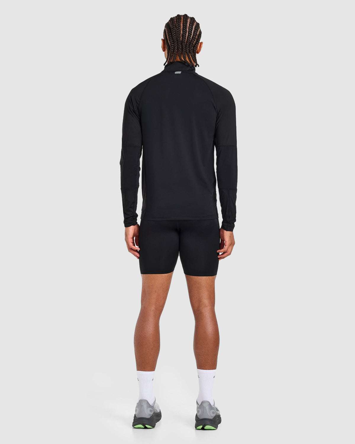 Run 1/4 Zip Pullover - Noir