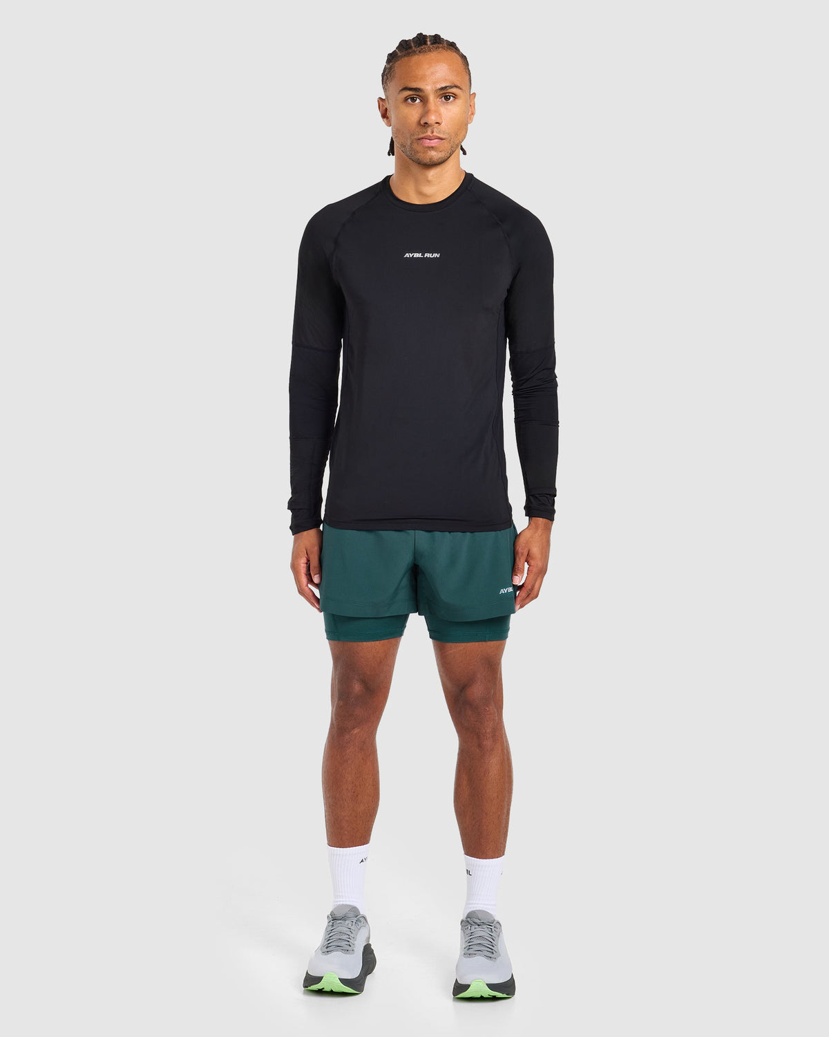 Run Long Sleeve T Shirt - Noir