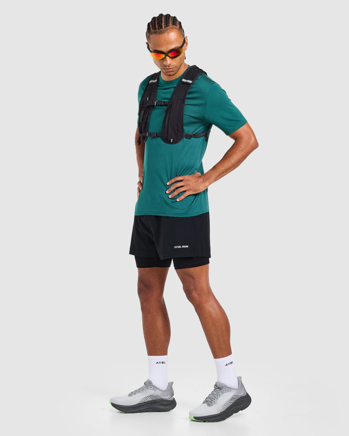 Run 2 in 1 Shorts - Noir