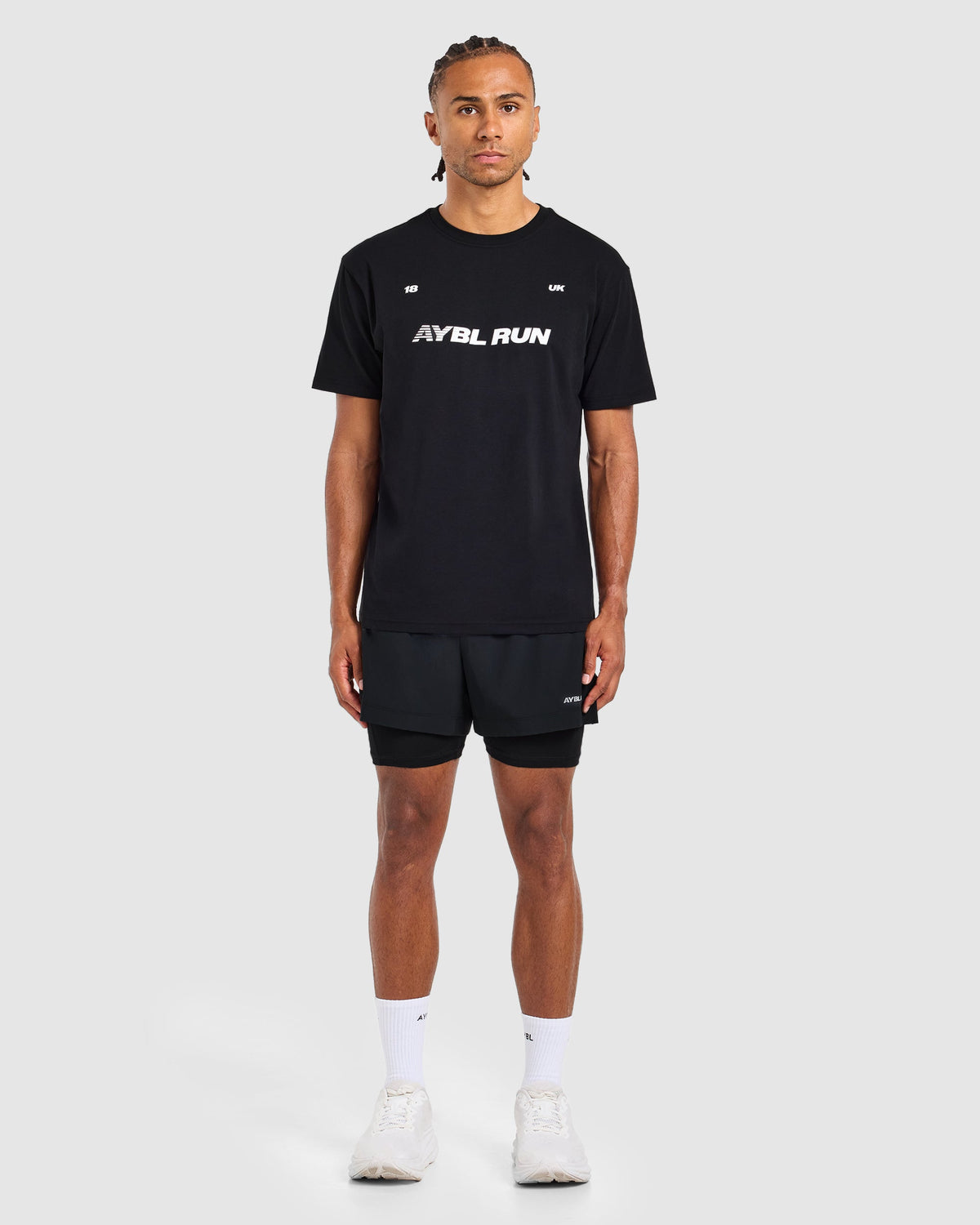 Run Graphic T Shirt - Noir