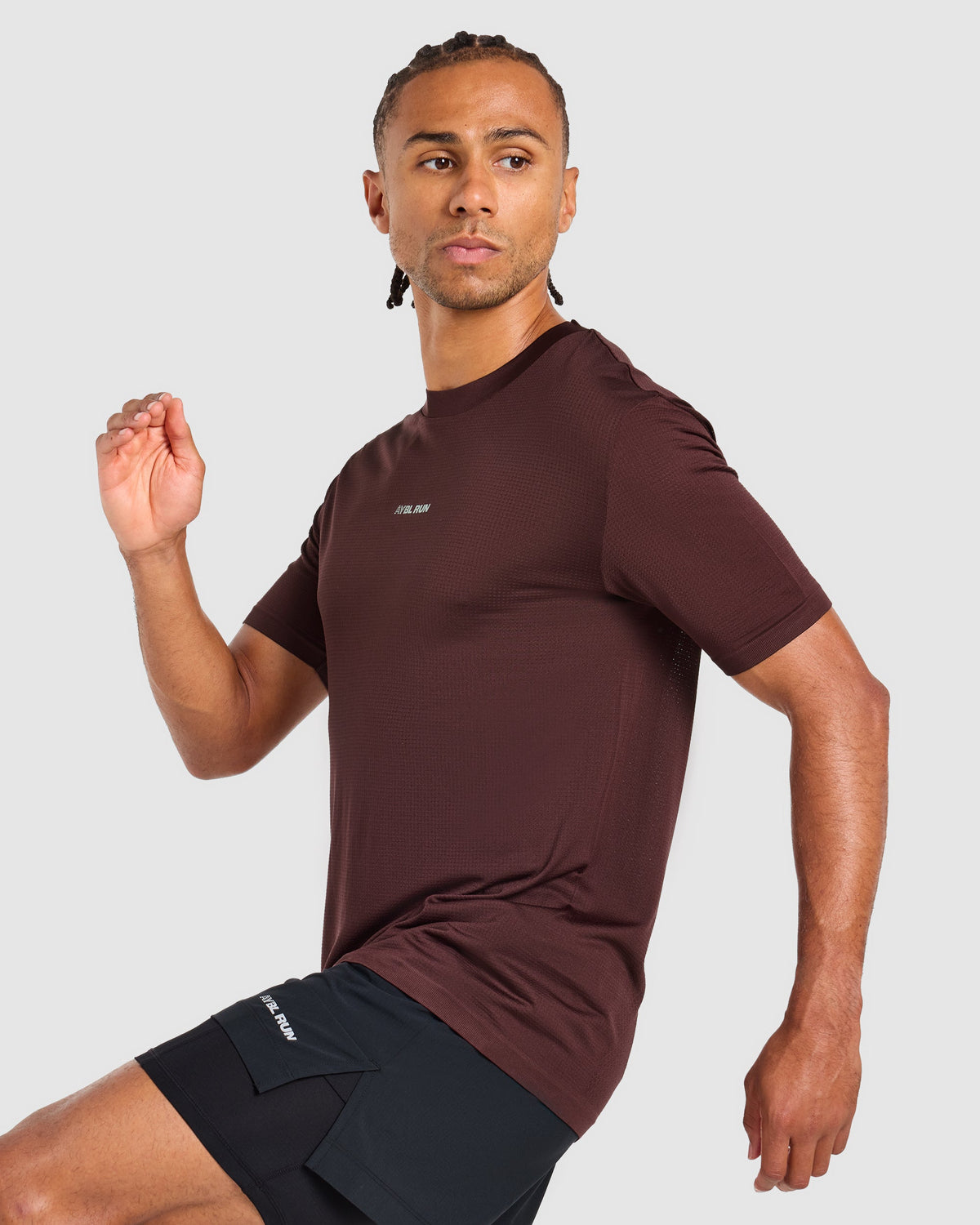 Run Seamless T Shirt - Dark Burgundy