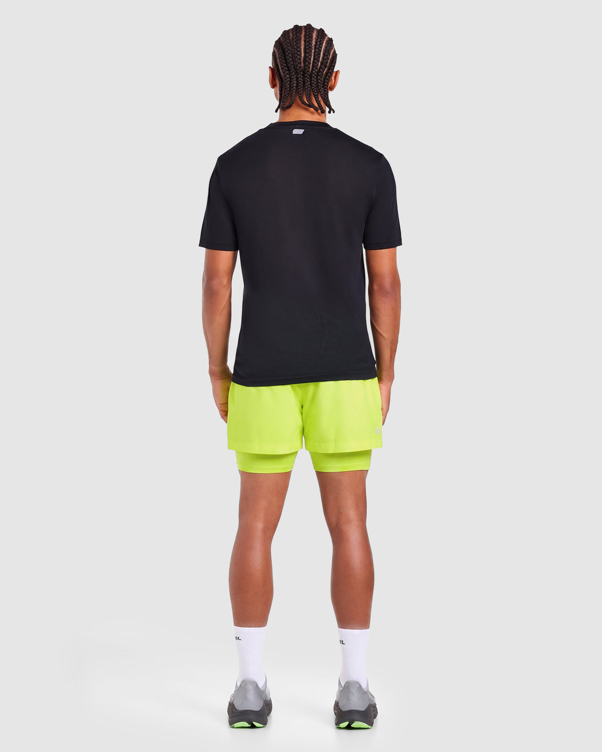 Run 2 in 1 Shorts - Neon Jaune