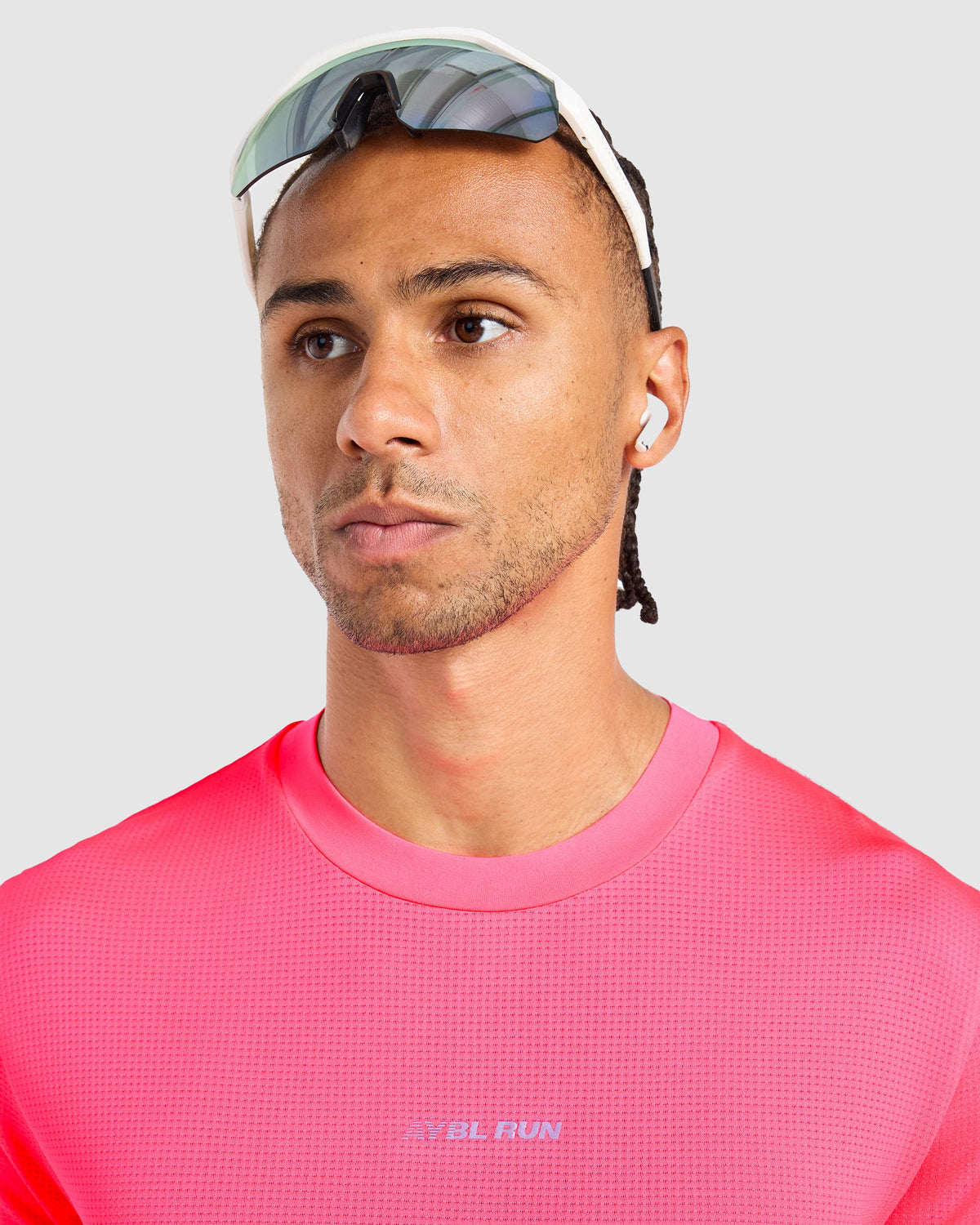 Run Seamless T Shirt - Neon Rose