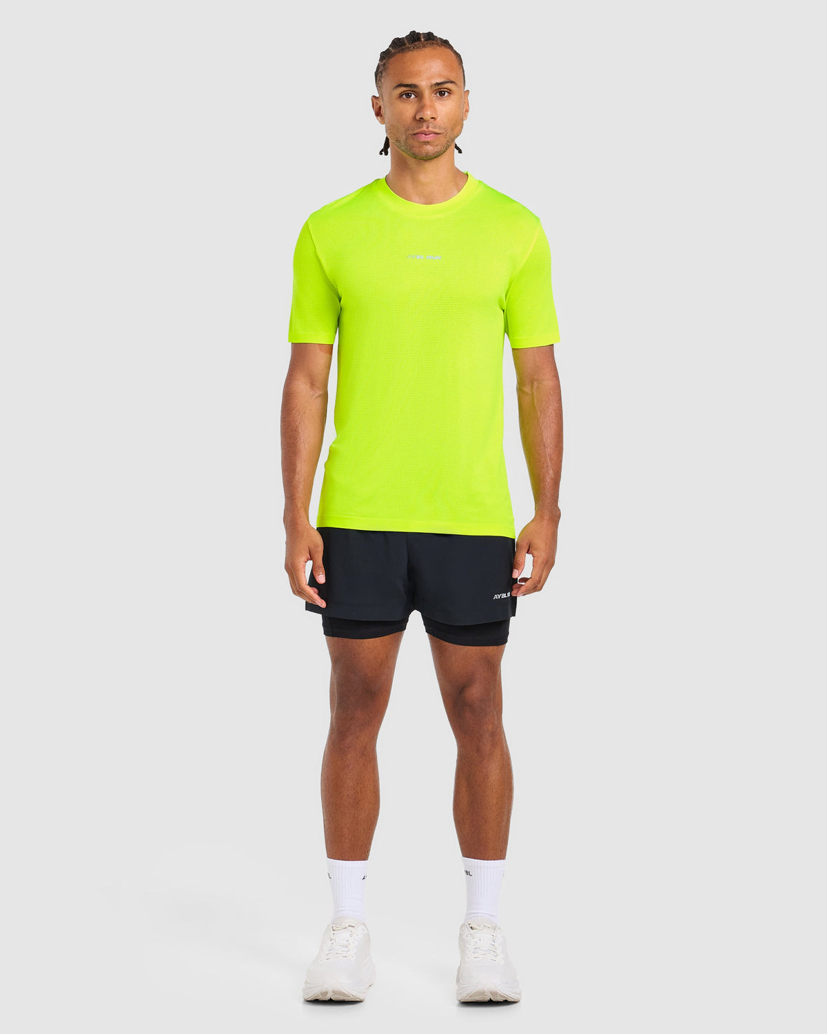 Run Seamless T Shirt - Neon Jaune