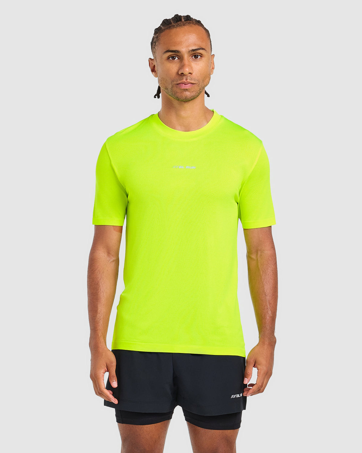 Run Seamless T Shirt - Neon Jaune