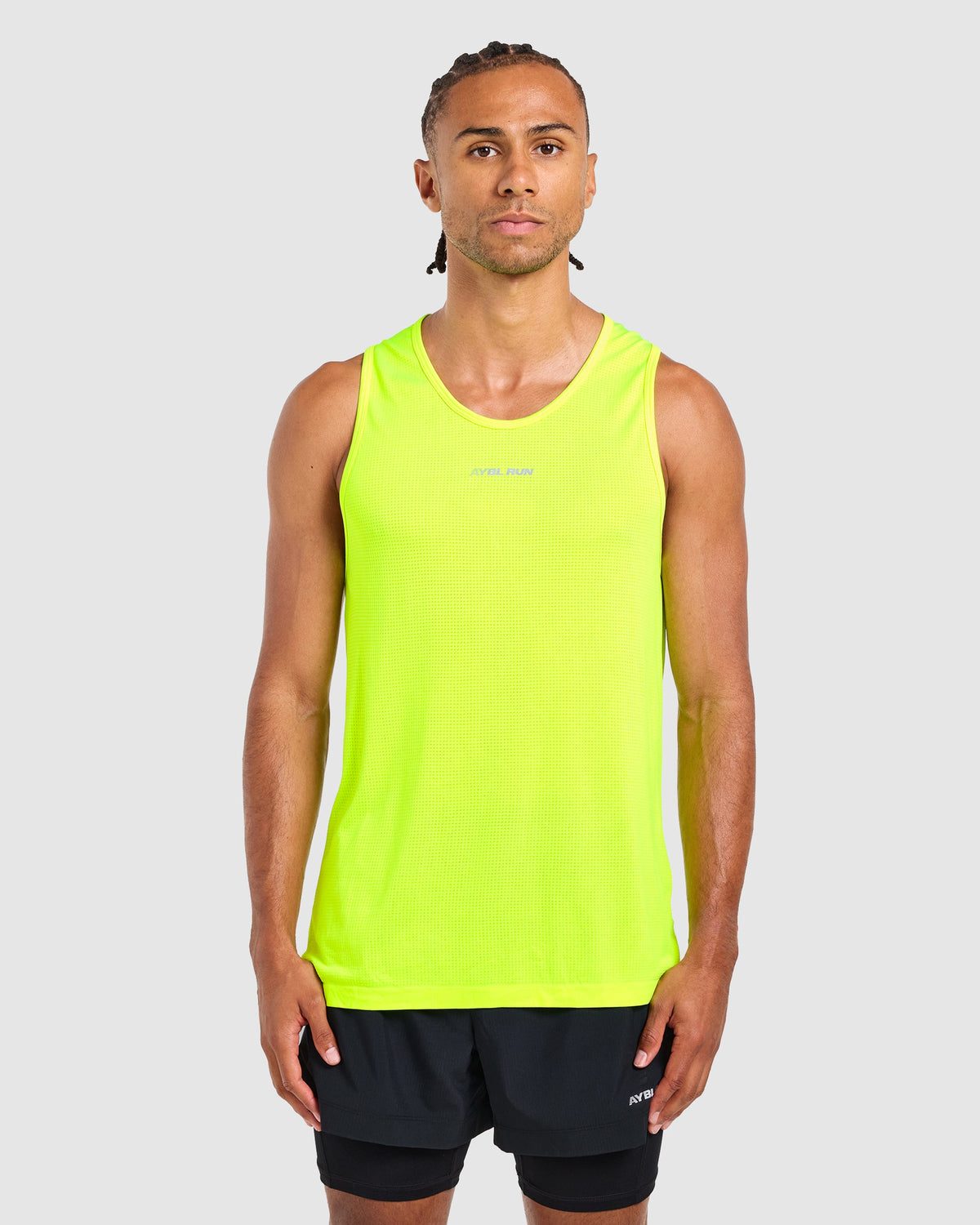 Run Seamless Tank - Neon Jaune