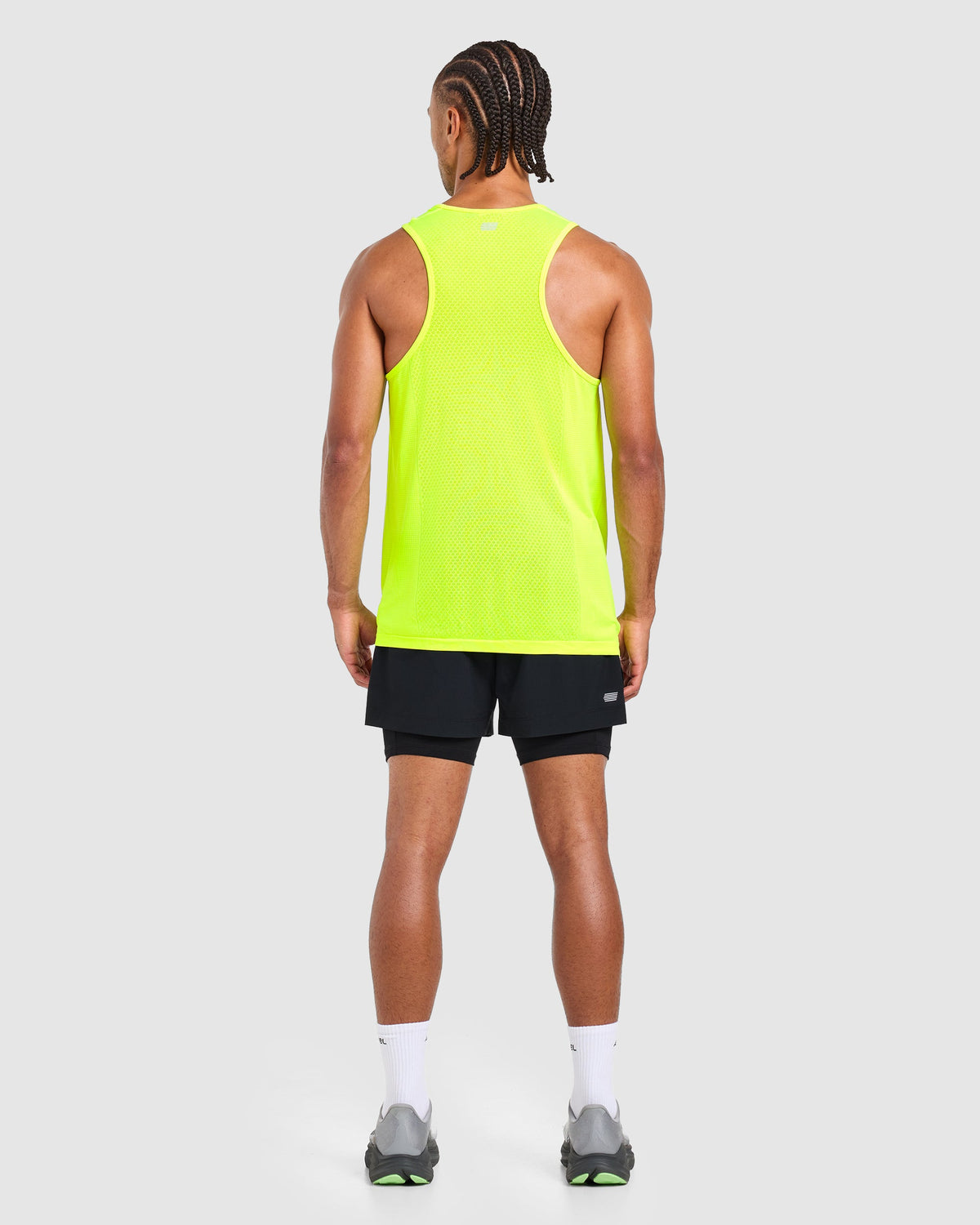 Run Seamless Tank - Neon Jaune