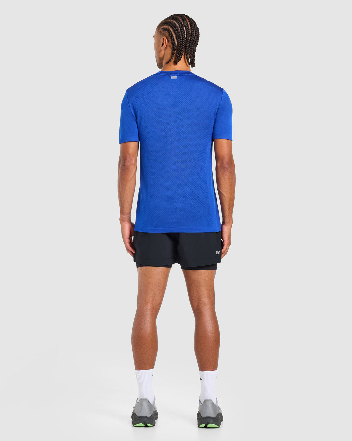 Run Seamless T Shirt - Neon Cobalt