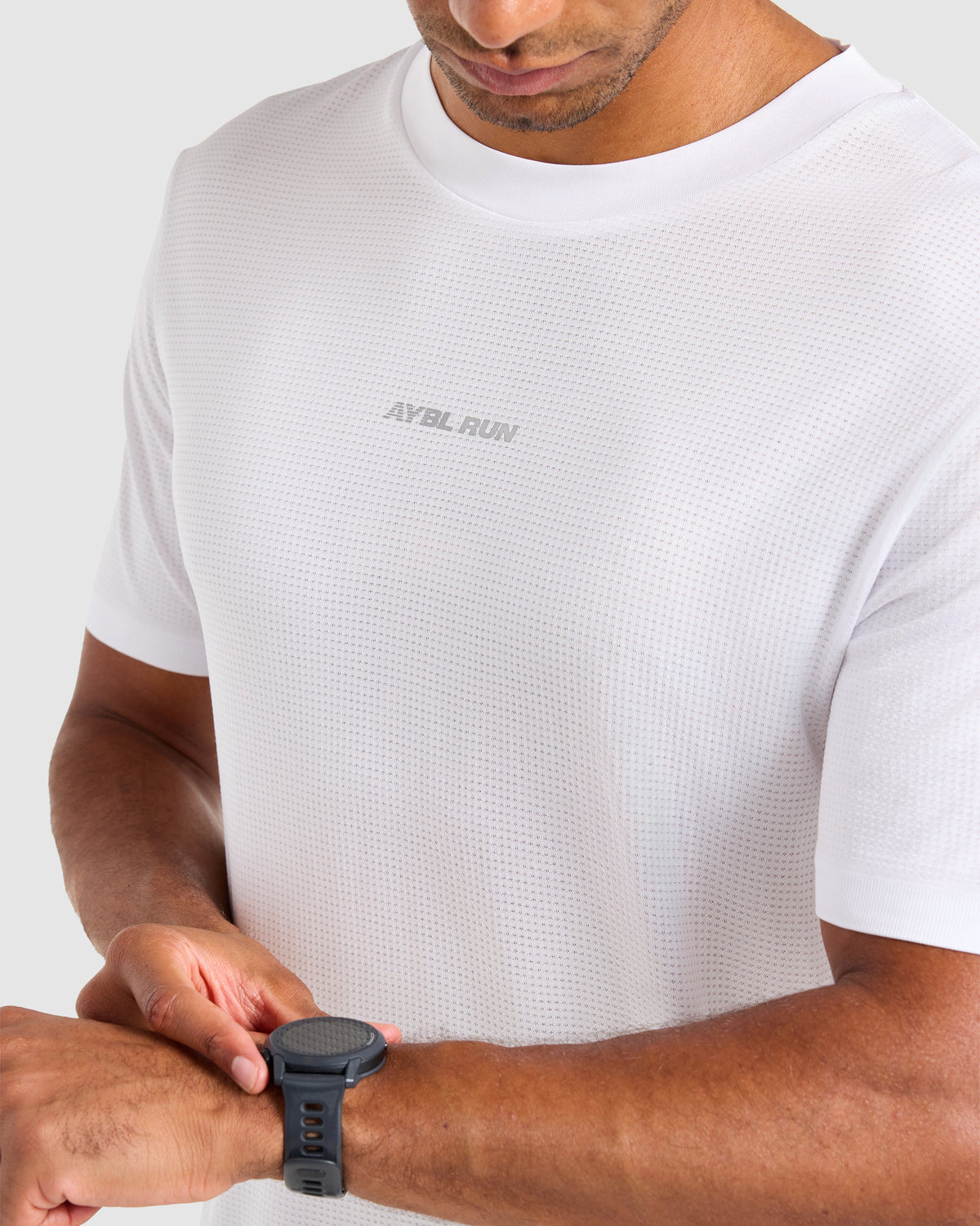 Run Seamless T Shirt - Blanc
