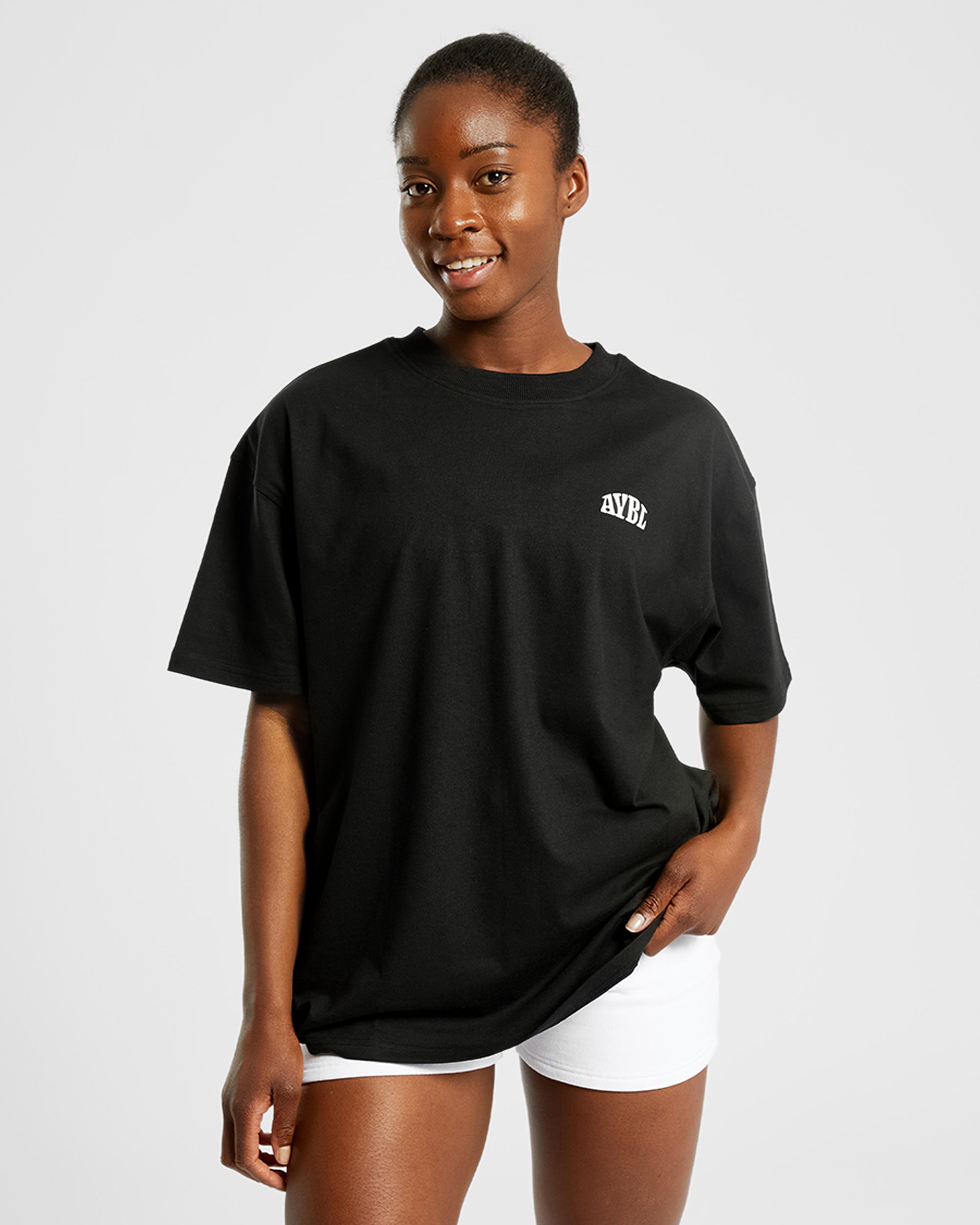 Mind Over Matter Oversized T Shirt - Noir