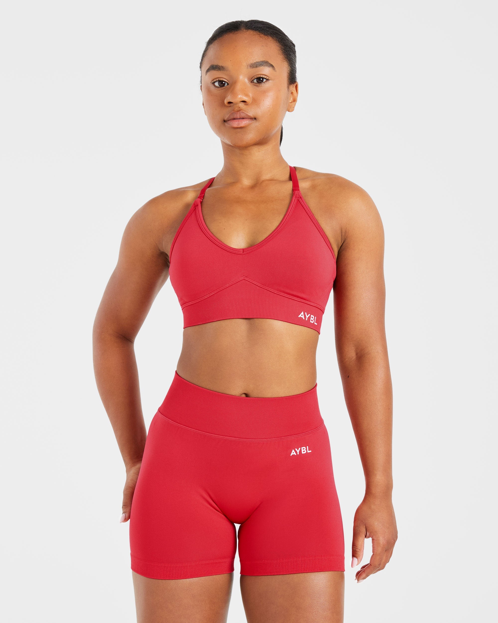 Adapt Seamless Sports Bra - Salsa Rouge