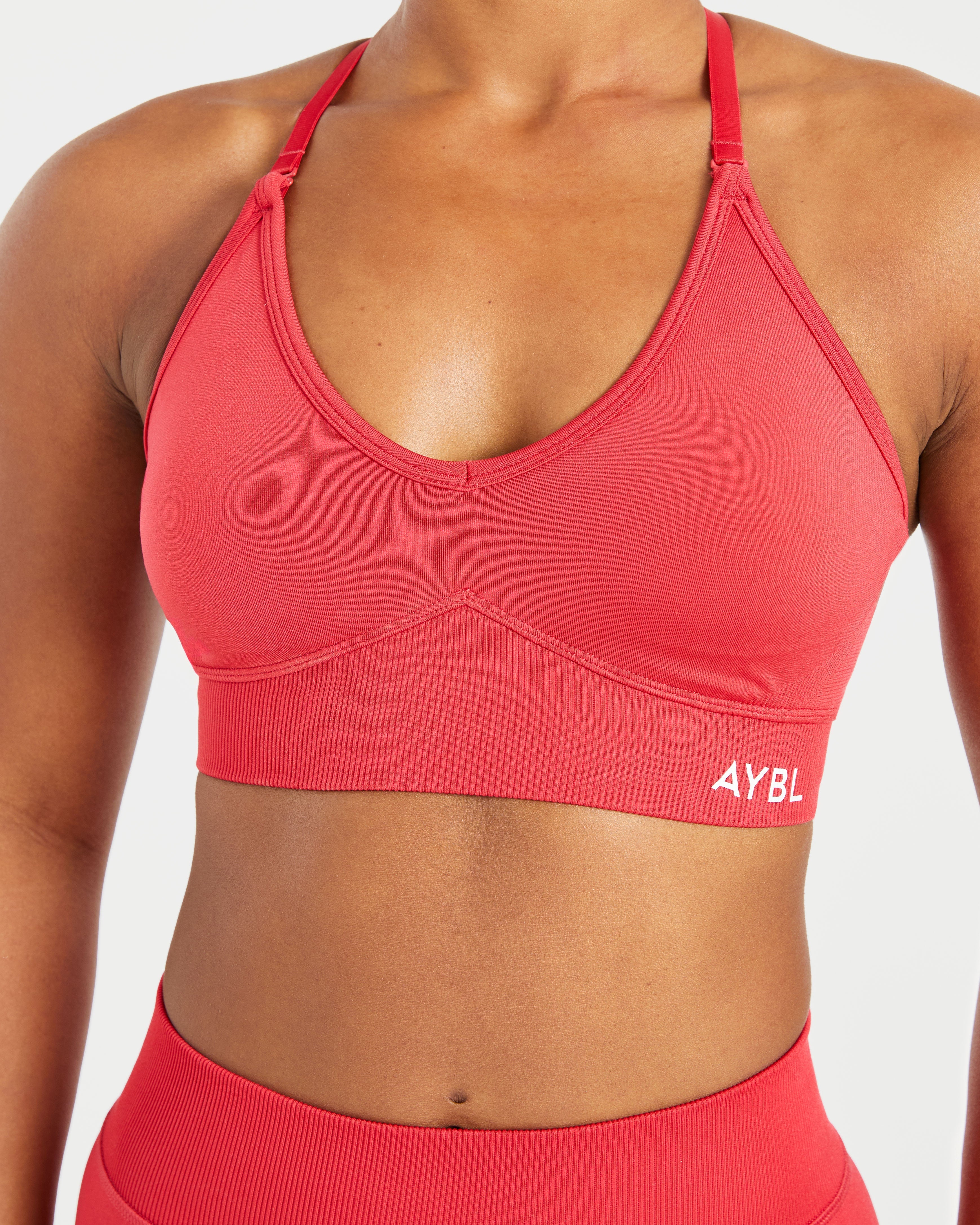 Adapt Seamless Sports Bra - Salsa Rouge