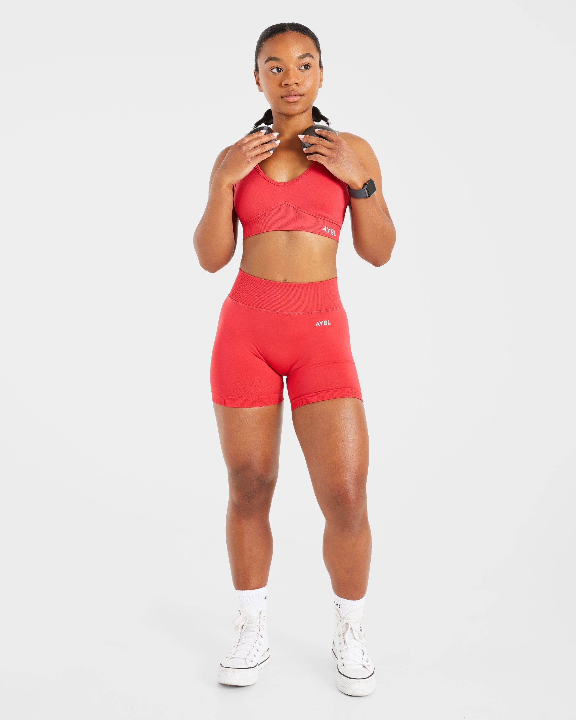 Adapt Seamless Sports Bra - Salsa Rouge