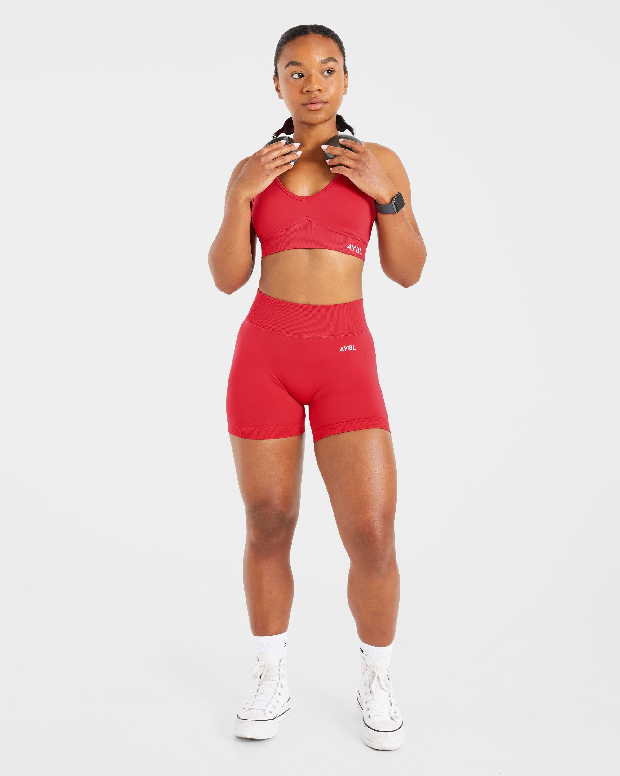 Adapt Seamless Sports Bra - Salsa Rouge