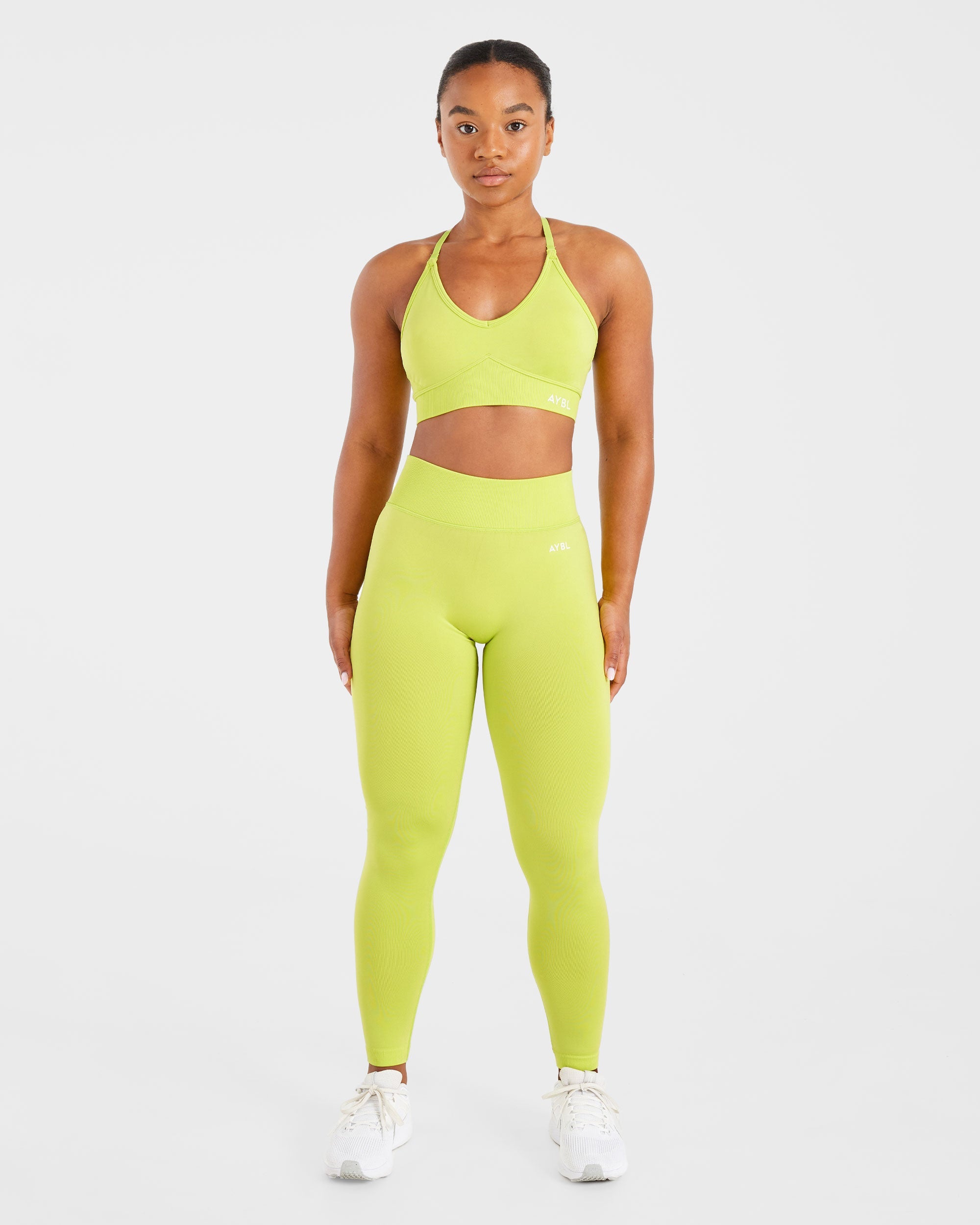 Adapt Seamless Sports Bra - Lime Vert
