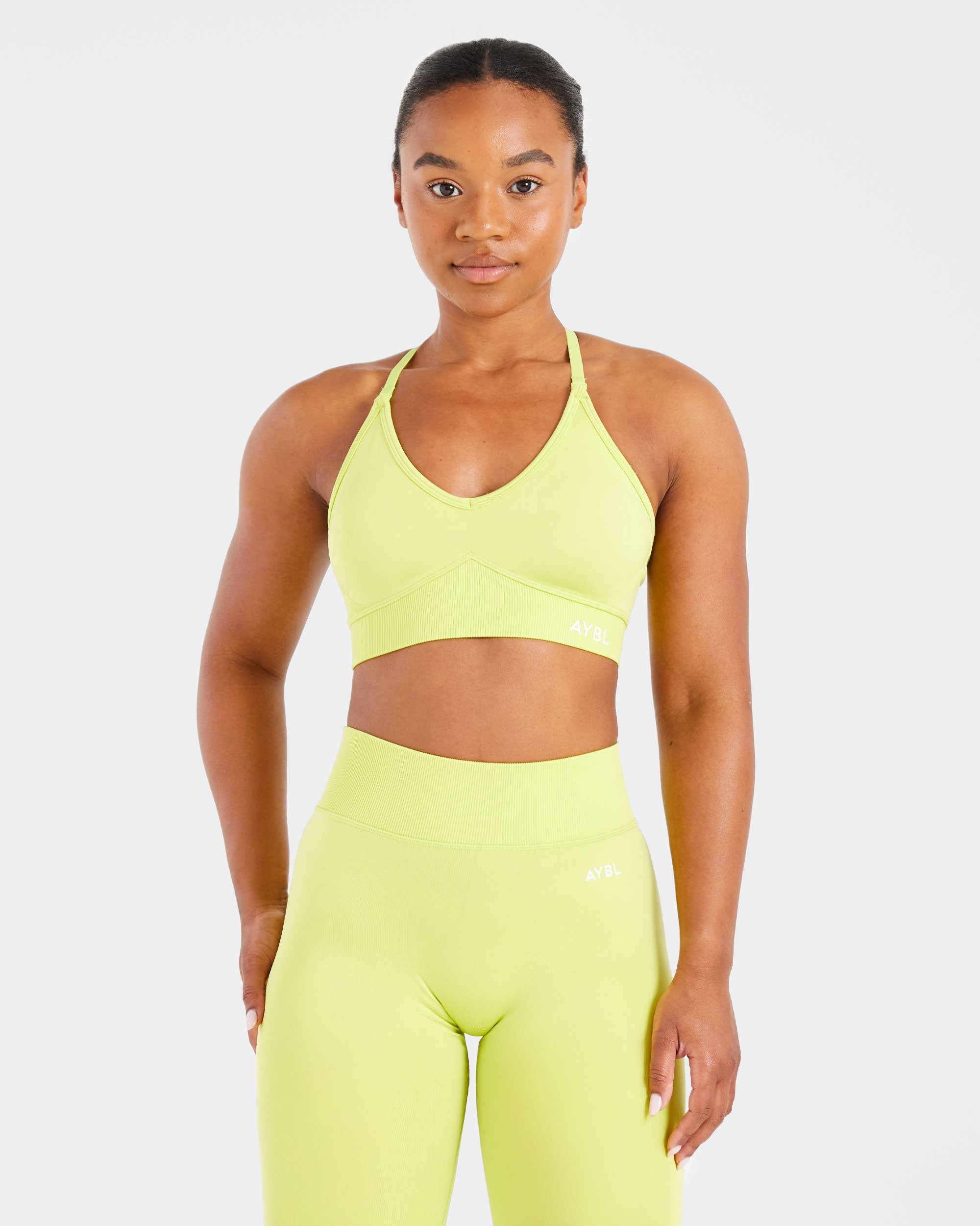 Adapt Seamless Sports Bra - Lime Vert