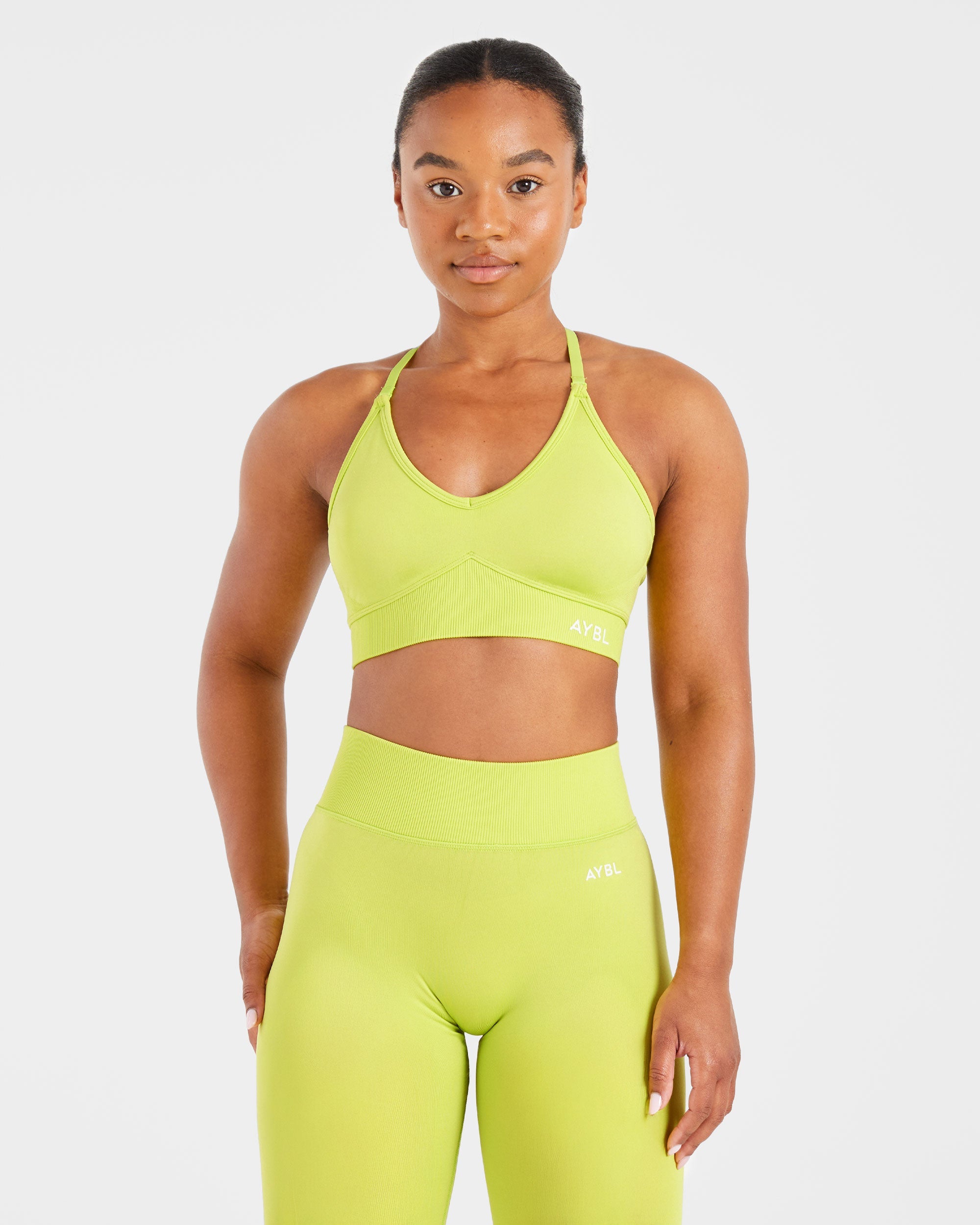Adapt Seamless Sports Bra - Lime Vert