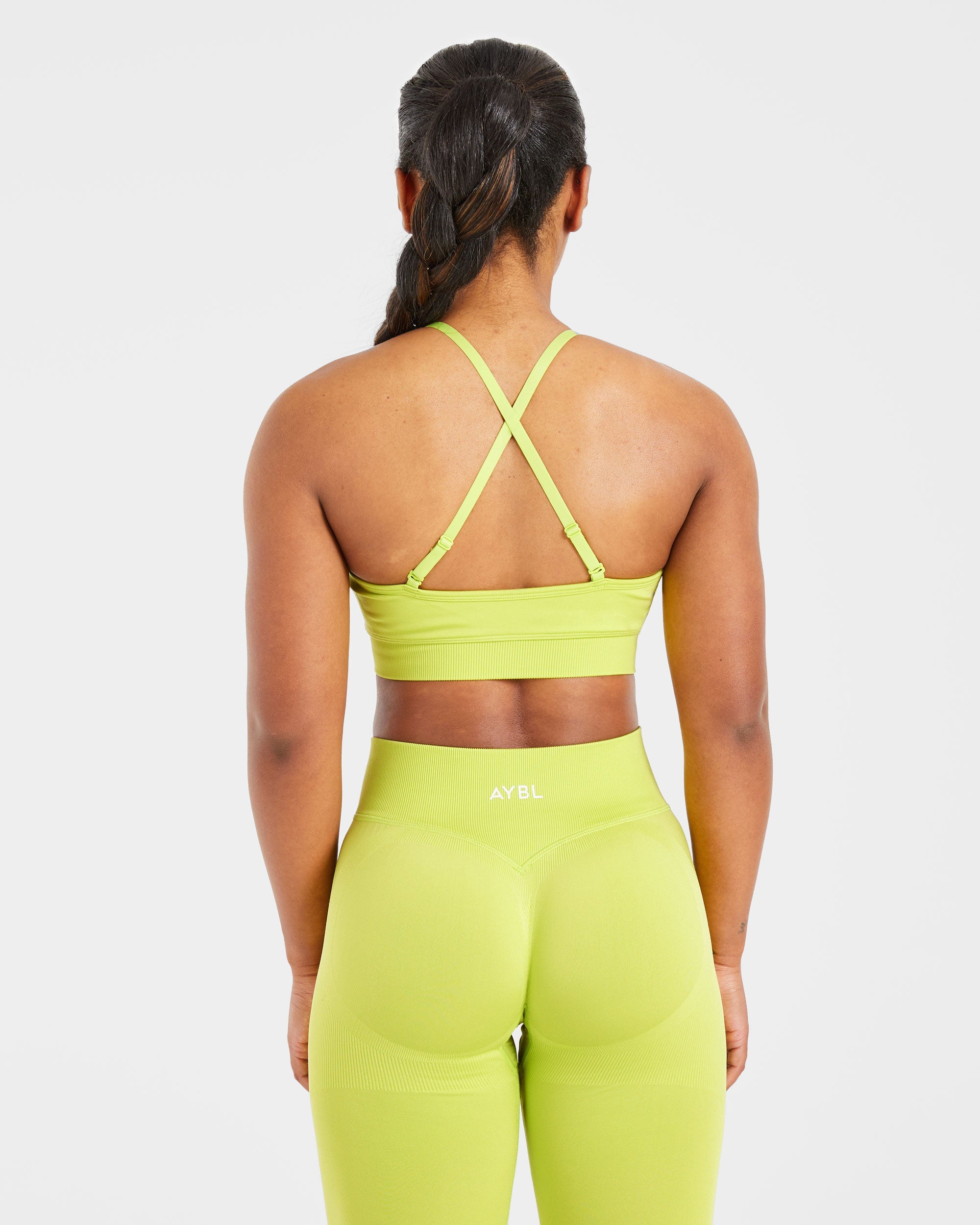 Adapt Seamless Sports Bra - Lime Vert