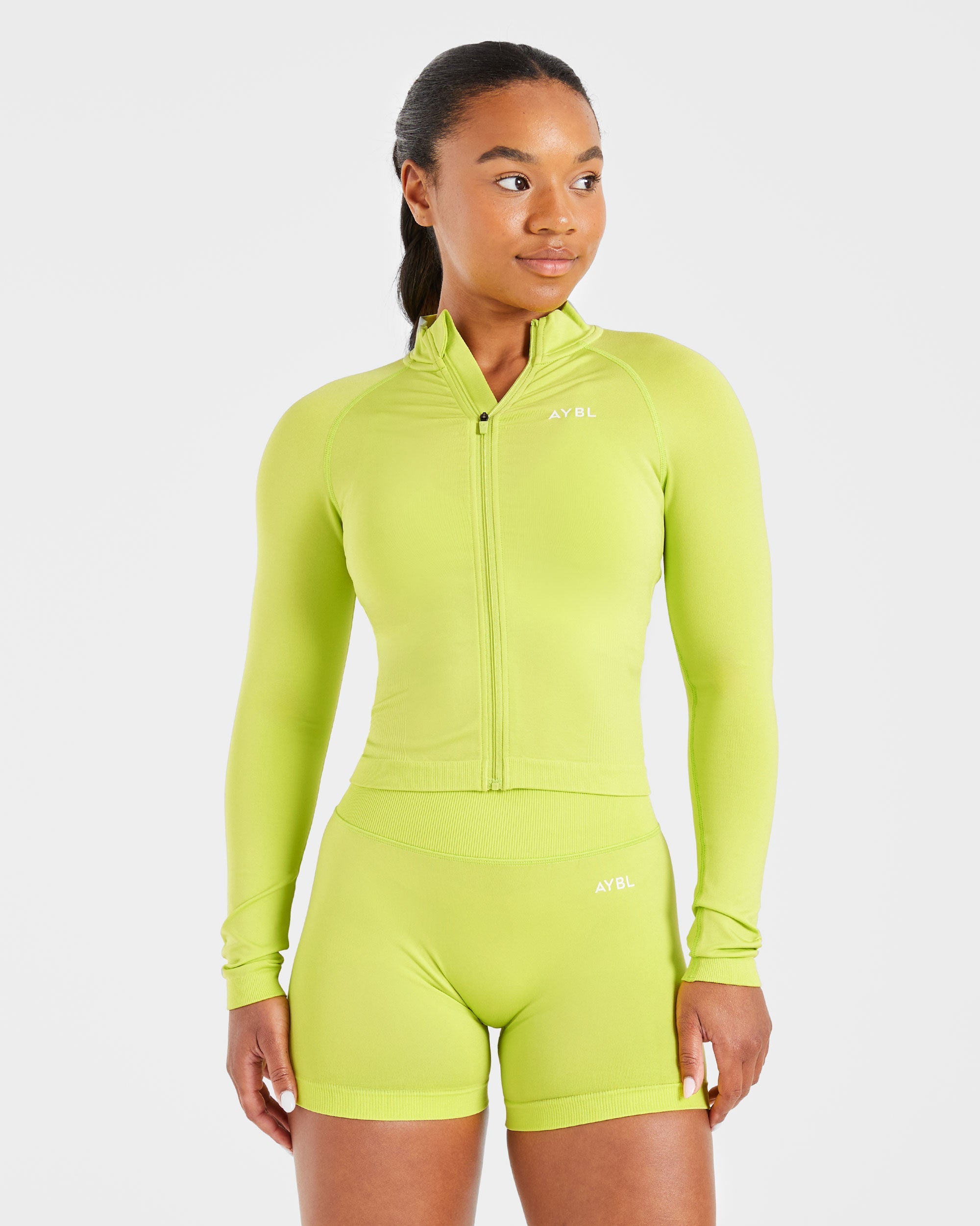 Adapt Seamless Jacket - Lime Vert