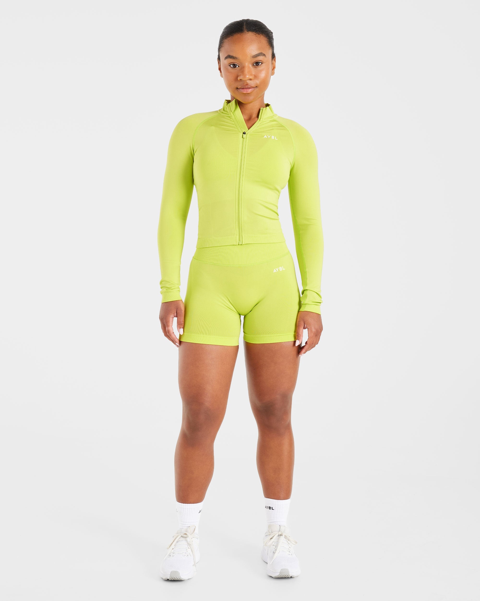 Adapt Seamless Jacket - Lime Vert