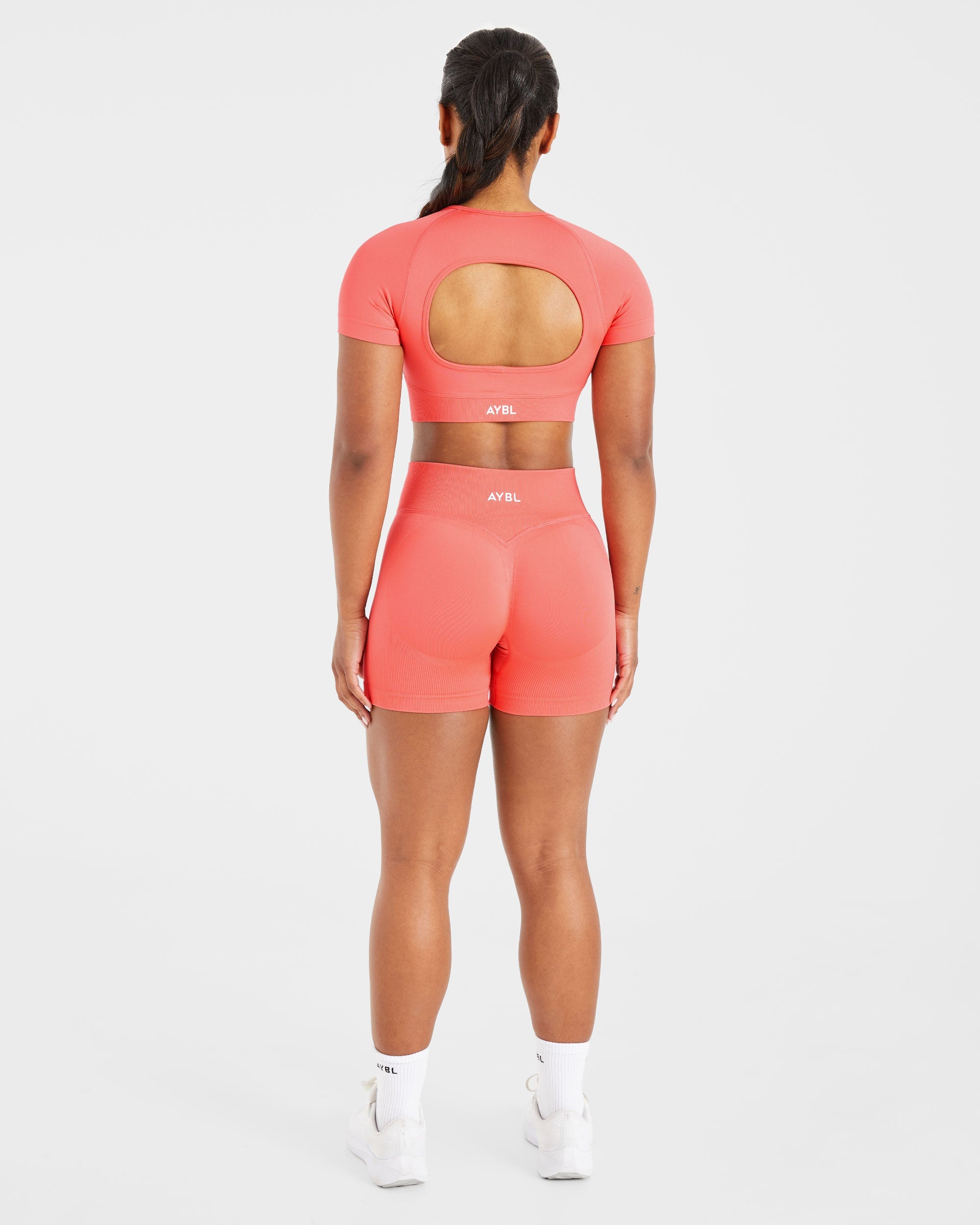 Adapt Seamless Crop Top - Summer Pêche