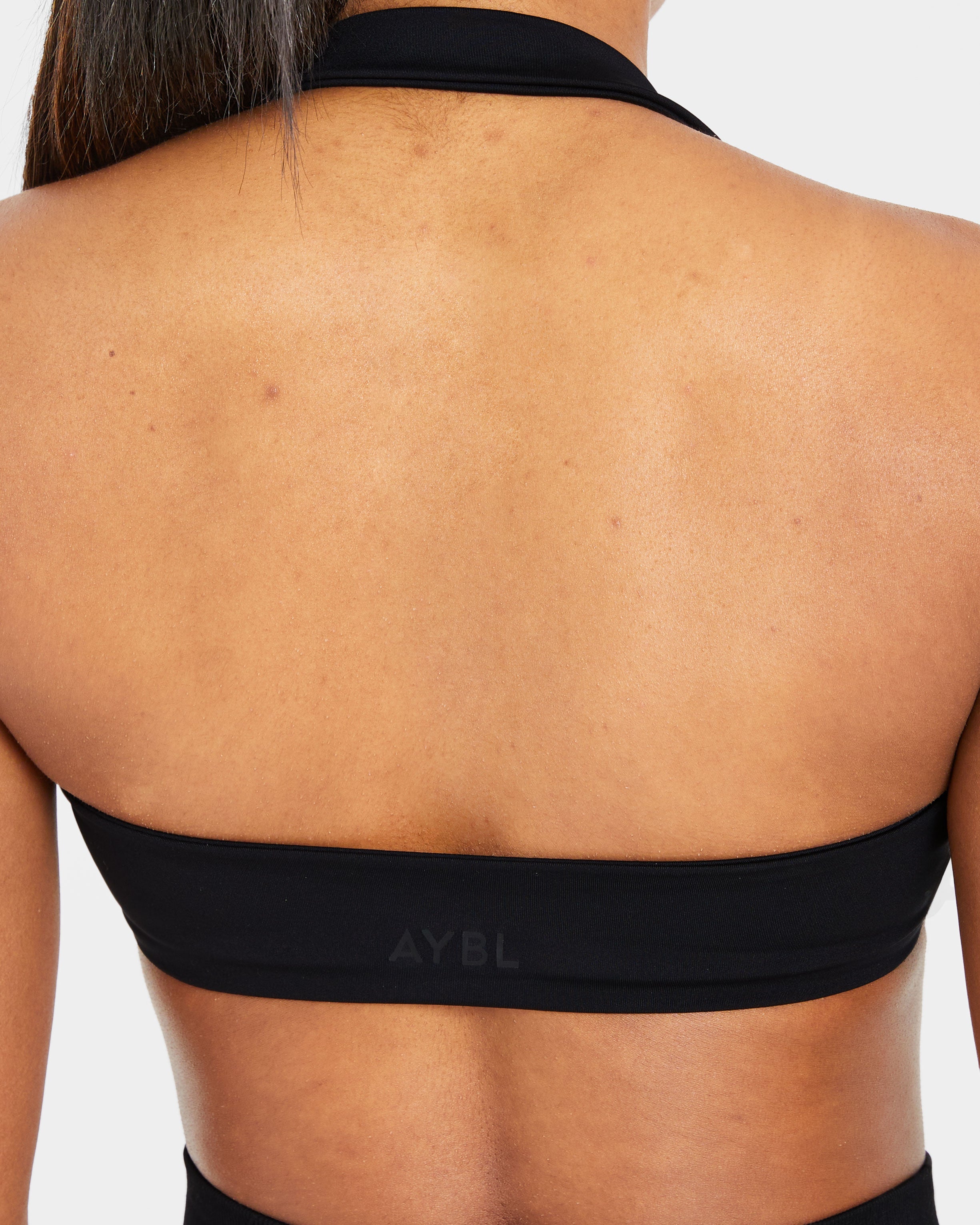 Essential Halterneck Sports Bra - Noir