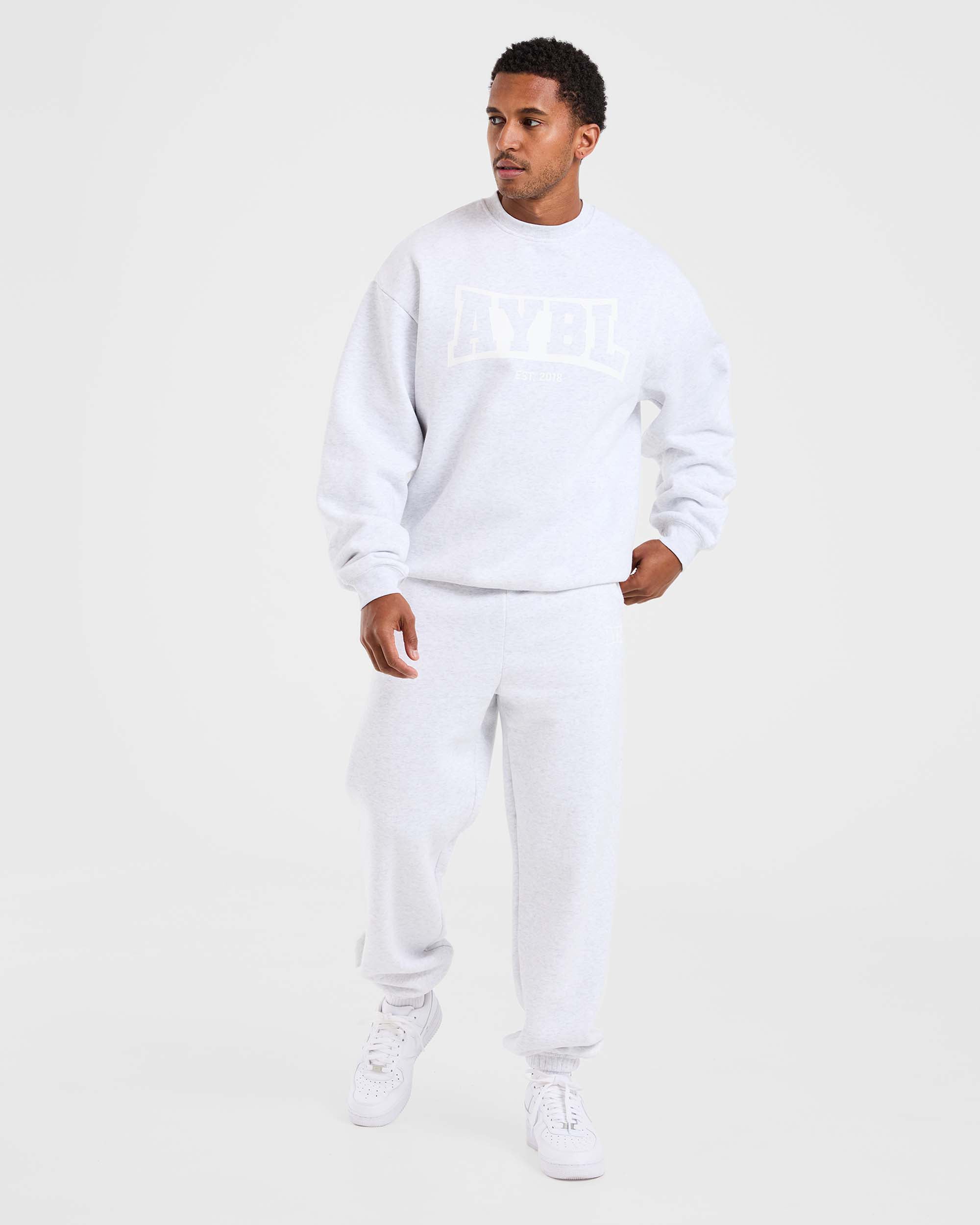 Academy Oversized Joggers - Gris Marl