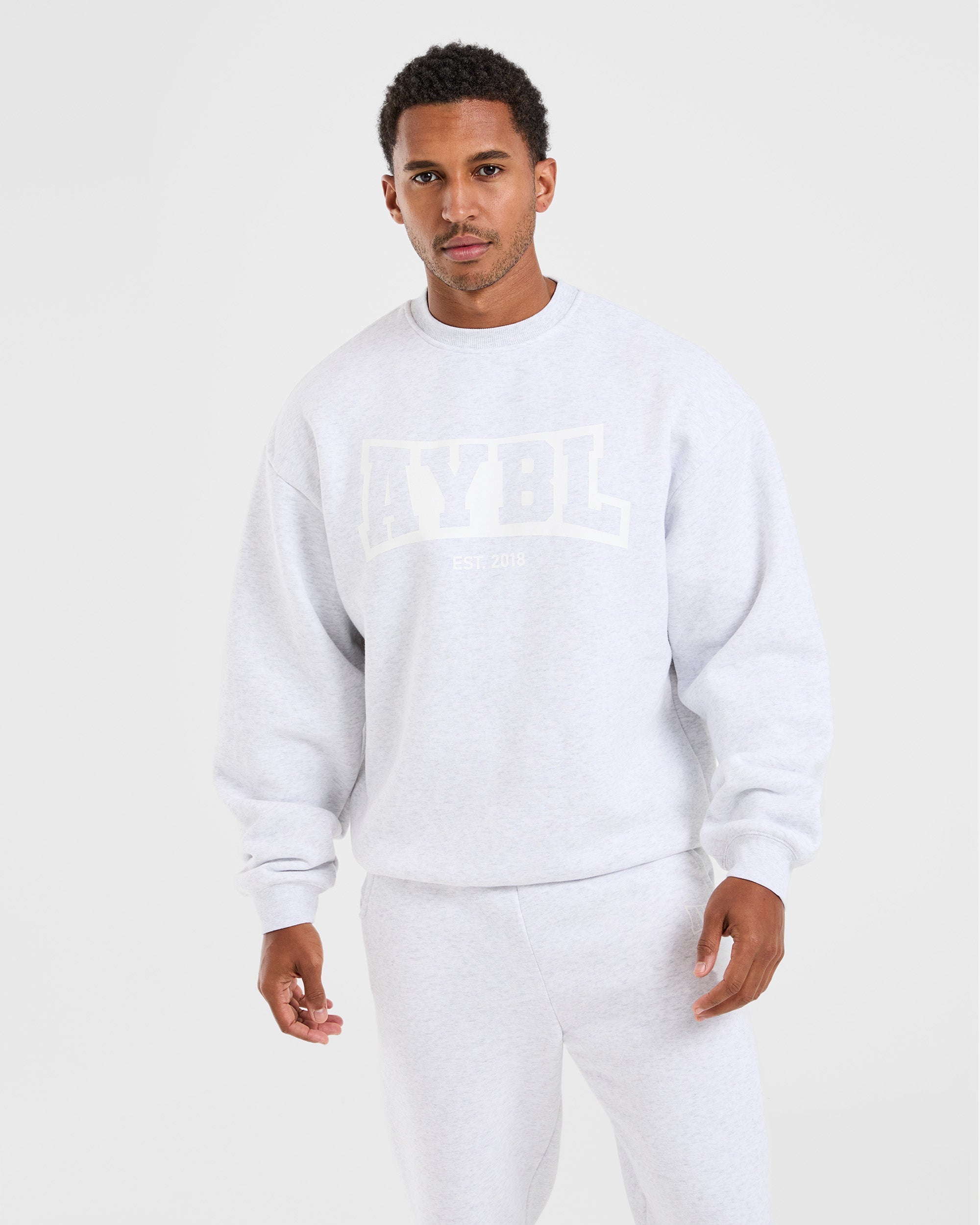 Academy Oversized Sweater - Gris Marl