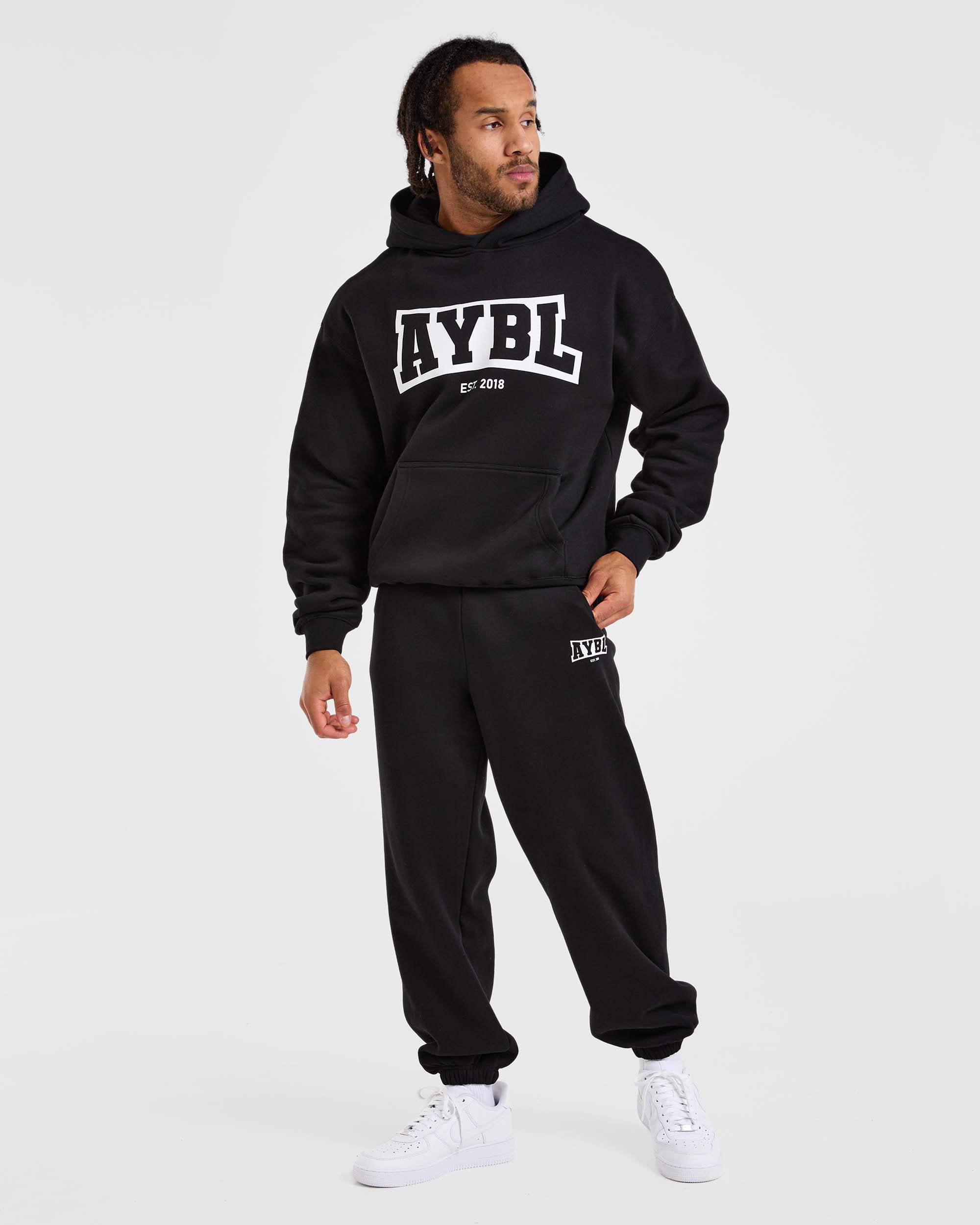 Academy Oversized Joggers - Noir