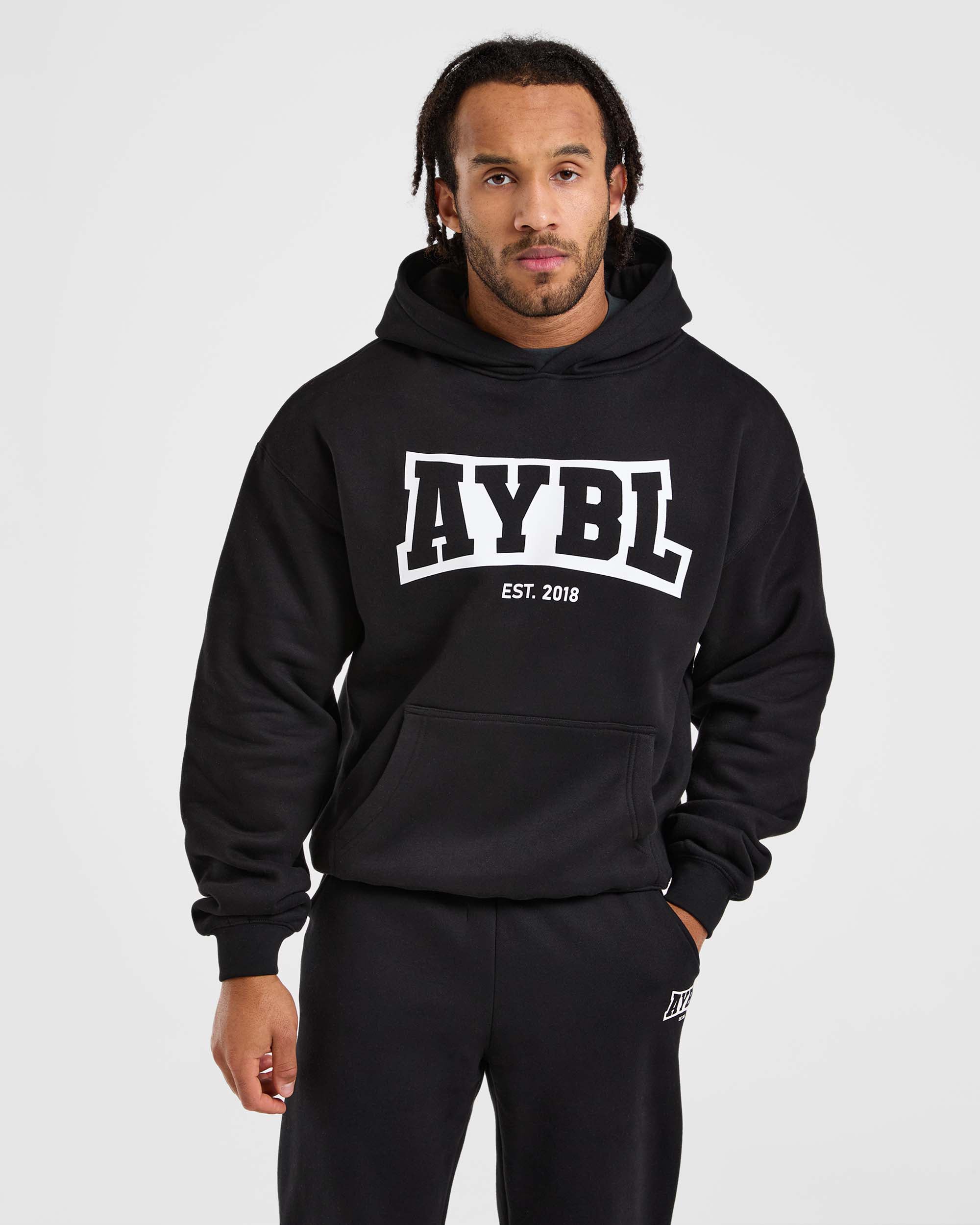 Academy Oversized Hoodie - Noir