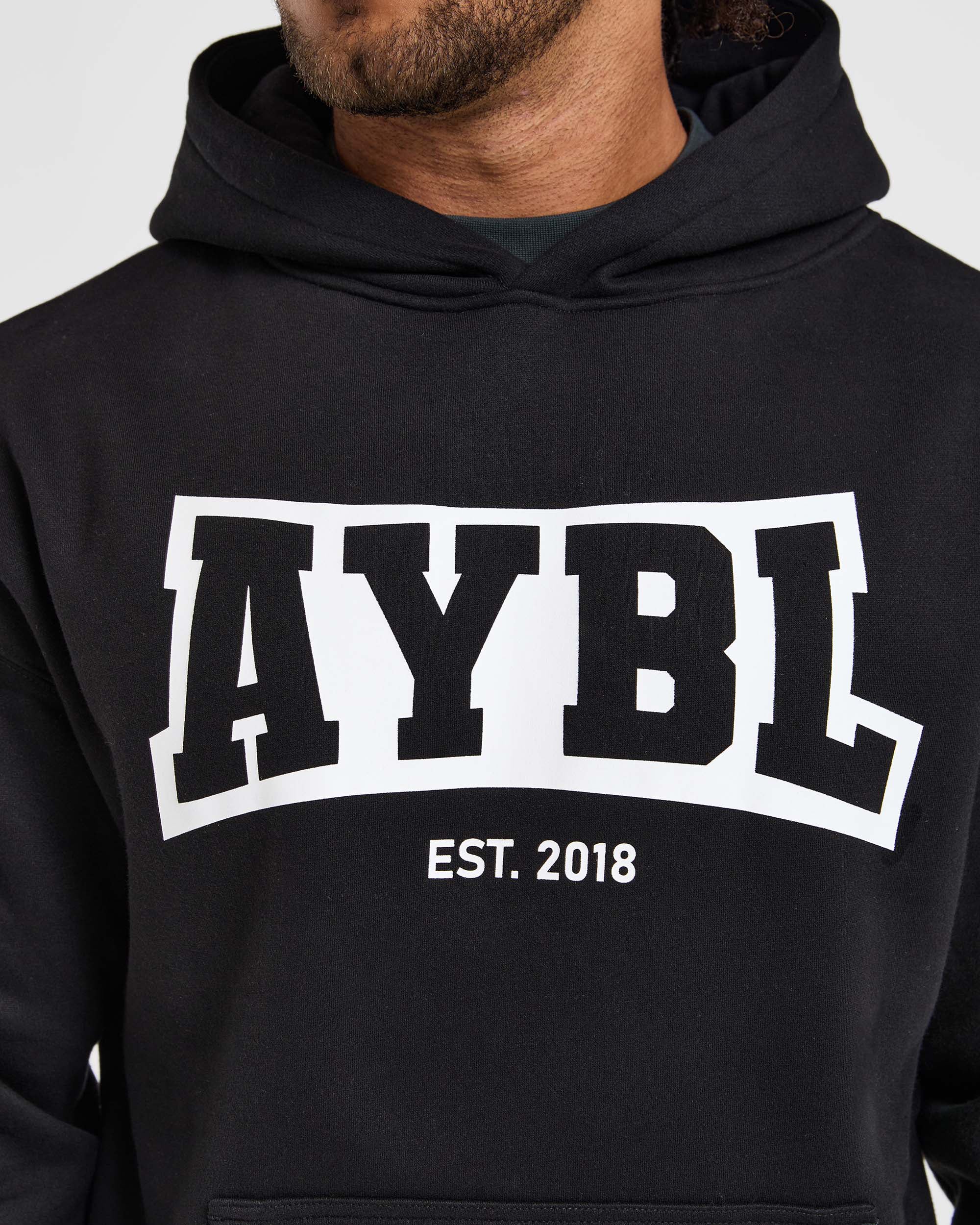 Academy Oversized Hoodie - Noir