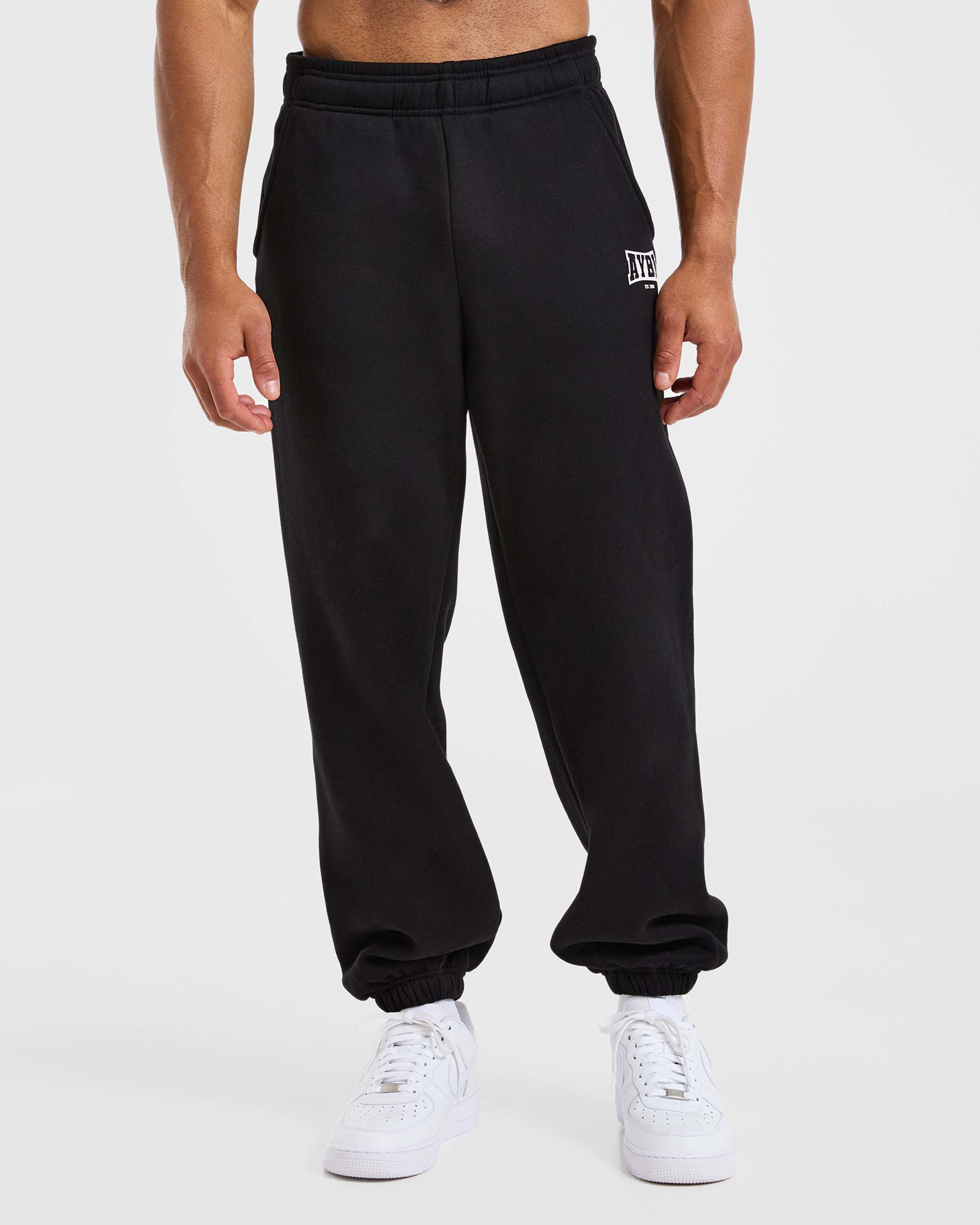 Academy Oversized Joggers - Noir