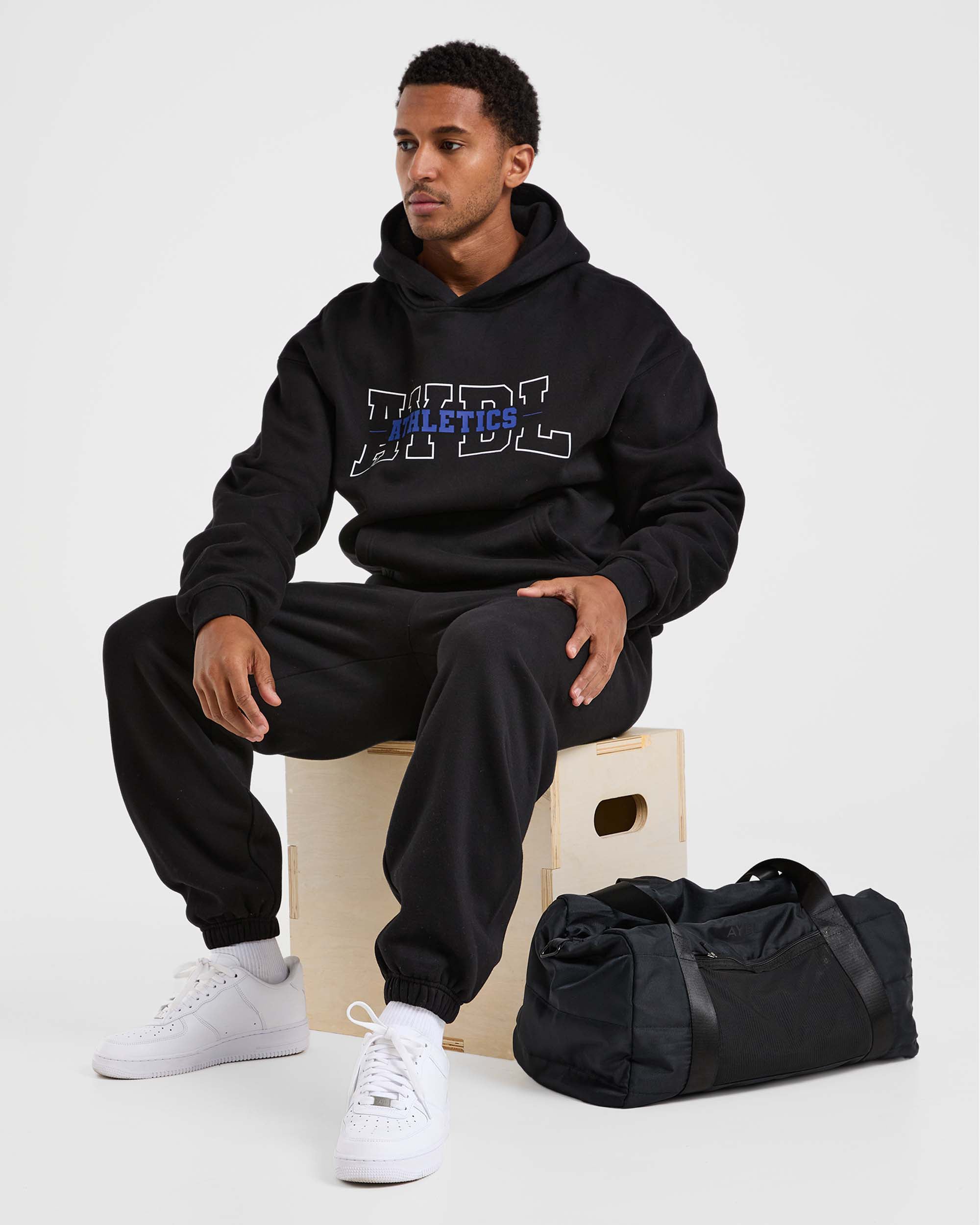 Athletics Oversized Joggers - Noir