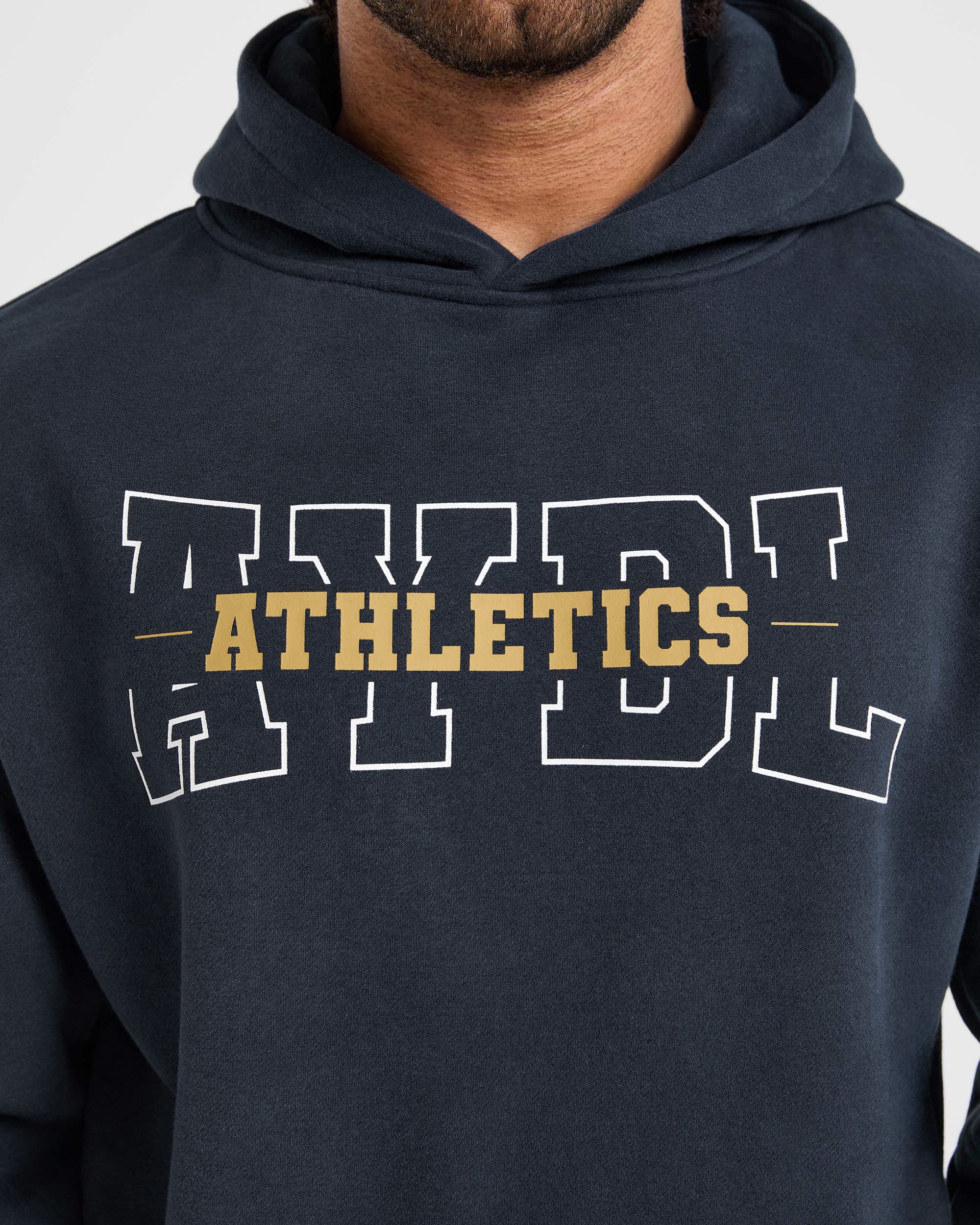 Athletics Oversized Hoodie - Navy